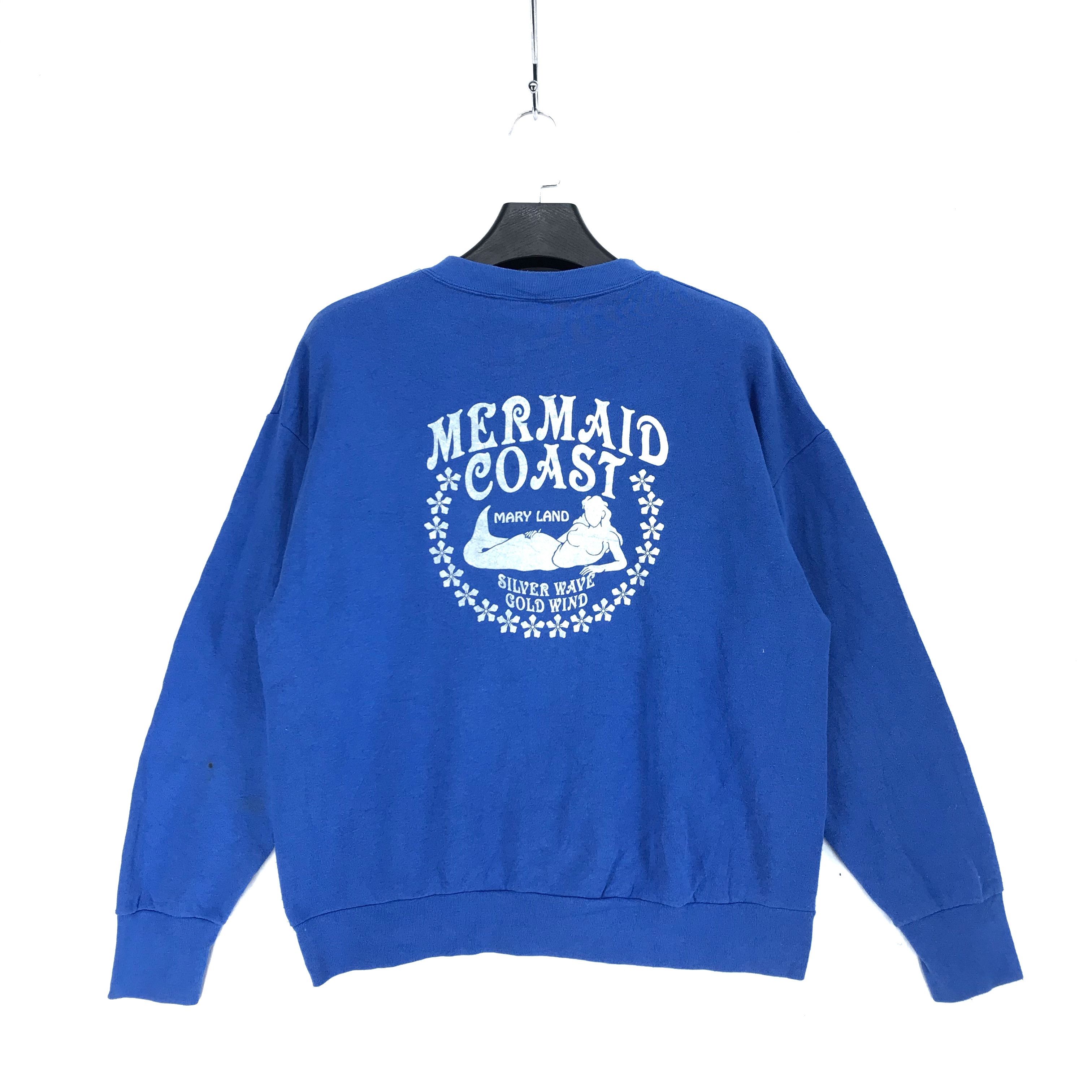 Delta Mermaid Coast Mary Land Big Logo Sweatshirt #2167-84 Size US L / EU 52-54 / 3 - 1 Thumbnail