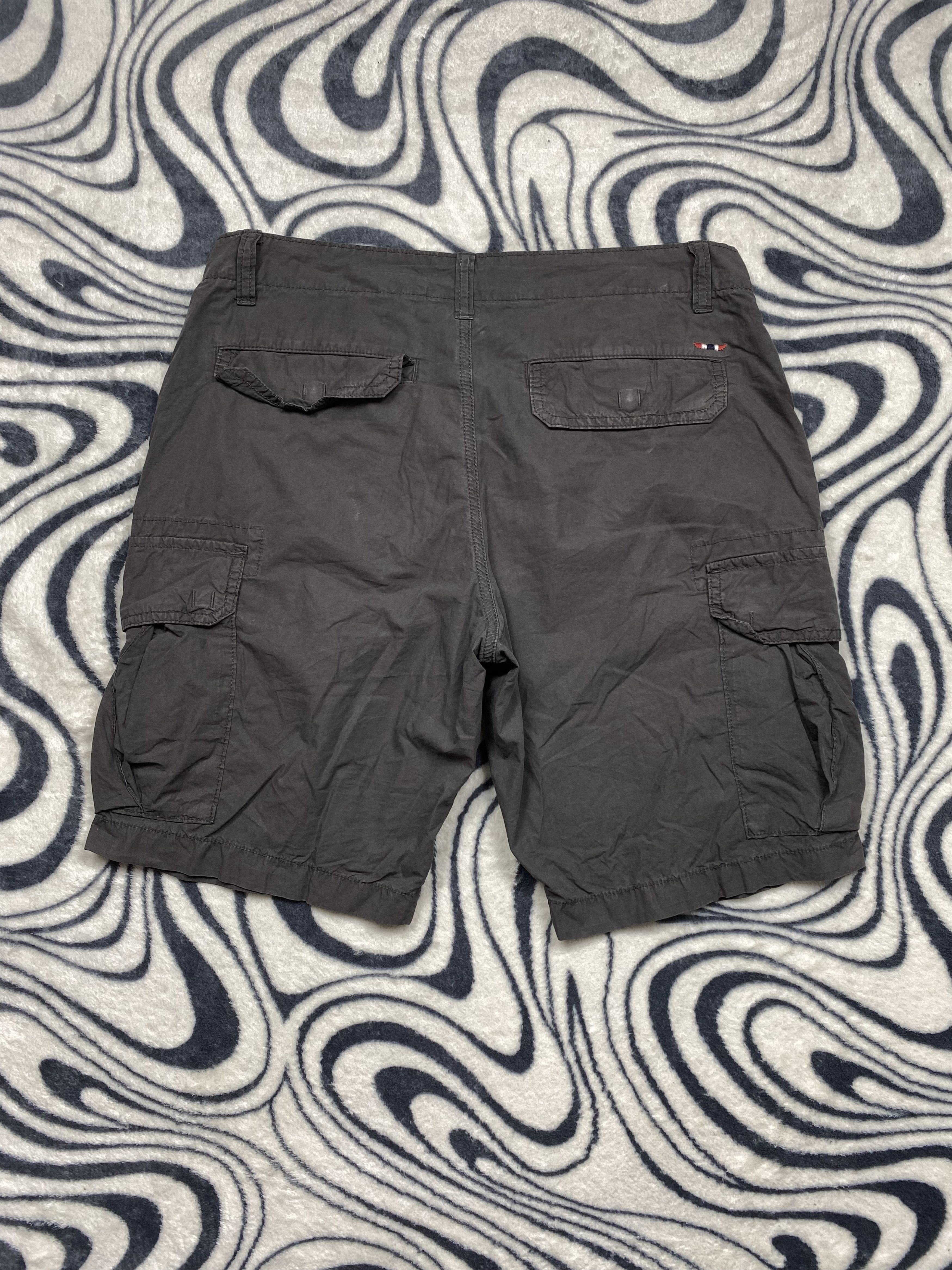 Napapijri × Vintage Napapijri Vintage Mens Cargo Shorts Y2K Size US 32 / EU 48 - 8 Thumbnail