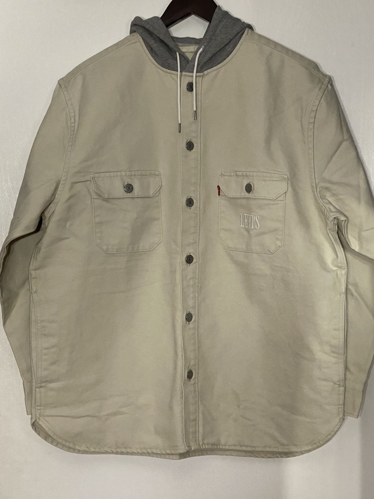 Levi's Hooded Jackson Overshirt Size US L / EU 52-54 / 3 - 4 Thumbnail