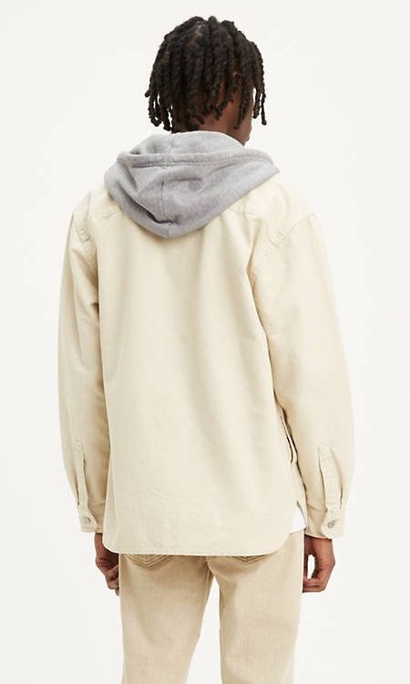 Levi's Hooded Jackson Overshirt Size US L / EU 52-54 / 3 - 3 Thumbnail
