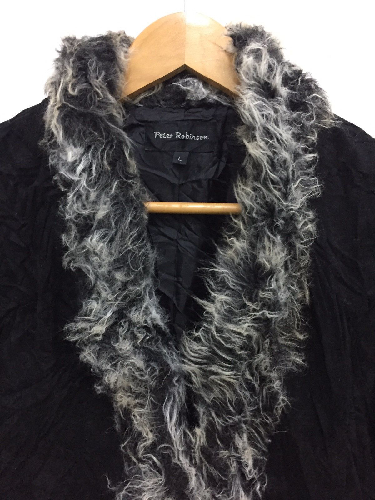Japanese Brand Peter Robinson Fur Jacket Size US L / EU 52-54 / 3 - 3 Thumbnail