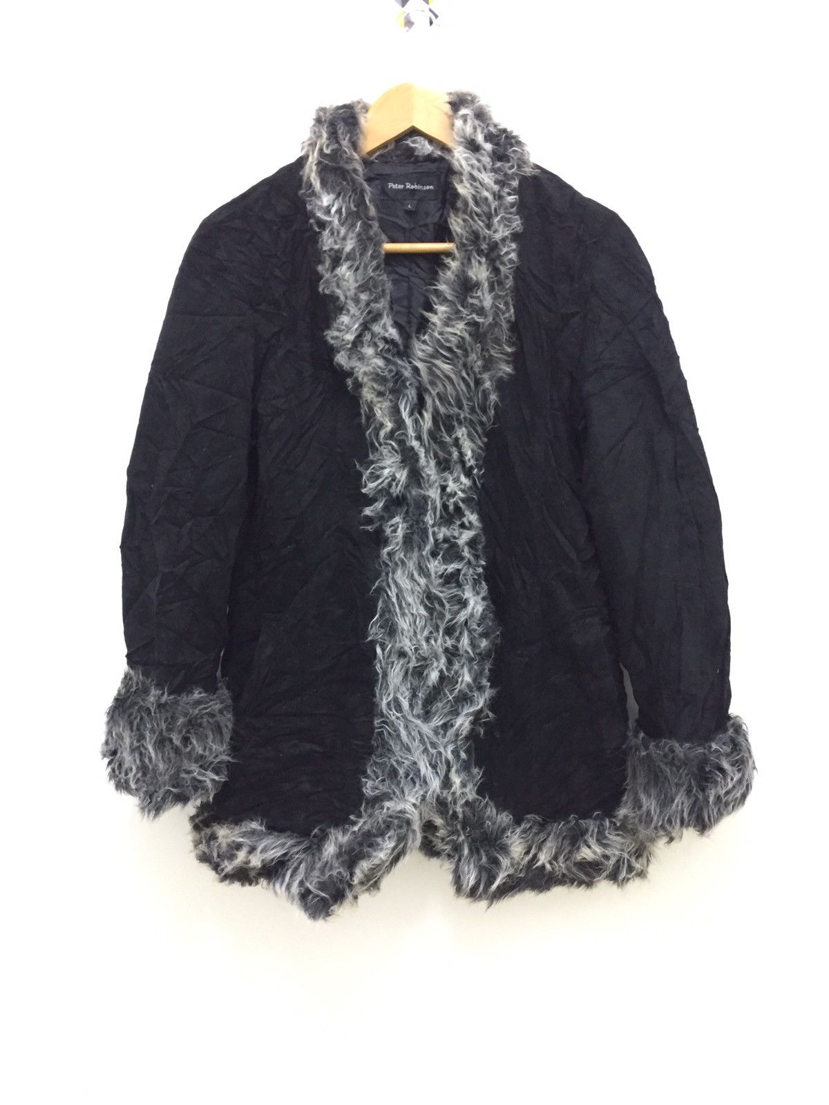 Japanese Brand Peter Robinson Fur Jacket Size US L / EU 52-54 / 3 - 1 Thumbnail