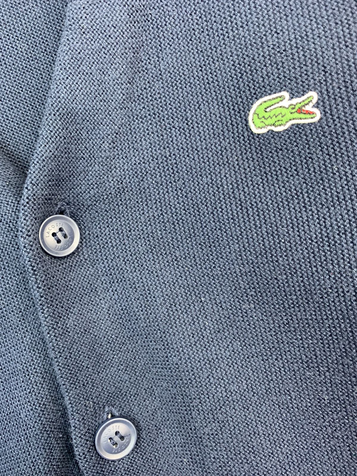 Lacoste Vintage Cardigan Buttons Sweater Size US XS / EU 42 / 0 - 8 Thumbnail