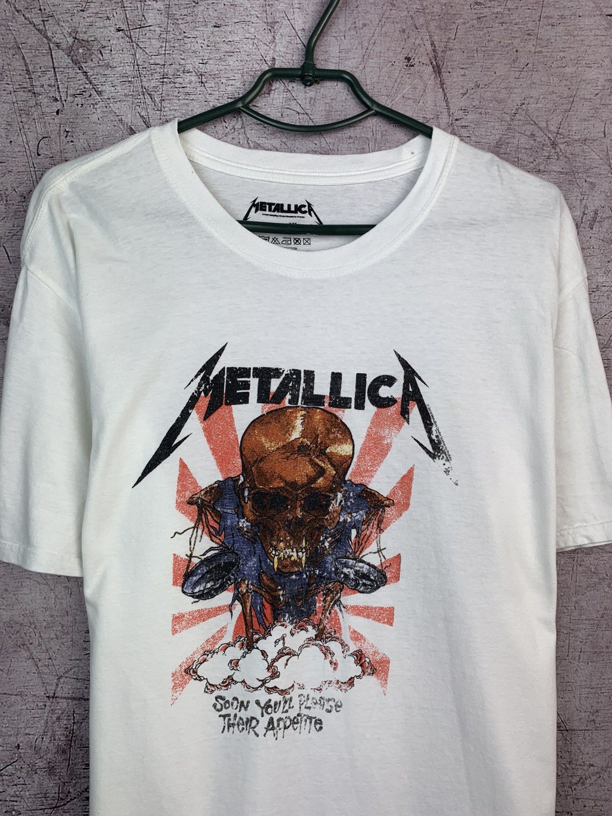 Band Tees × Metallica Metallica Rock Band T-Shirt Size US XL / EU 56 / 4 - 2 Thumbnail
