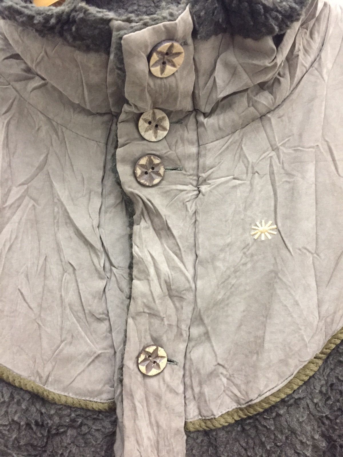 Japanese Brand Go Hemp Fleece Button Down Jacket Size US M / EU 48-50 / 2 - 6 Thumbnail