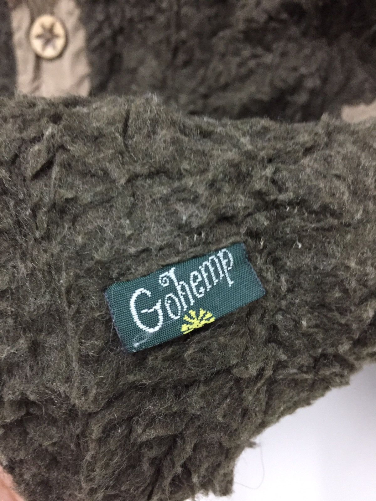 Japanese Brand Go Hemp Fleece Button Down Jacket Size US M / EU 48-50 / 2 - 9 Thumbnail