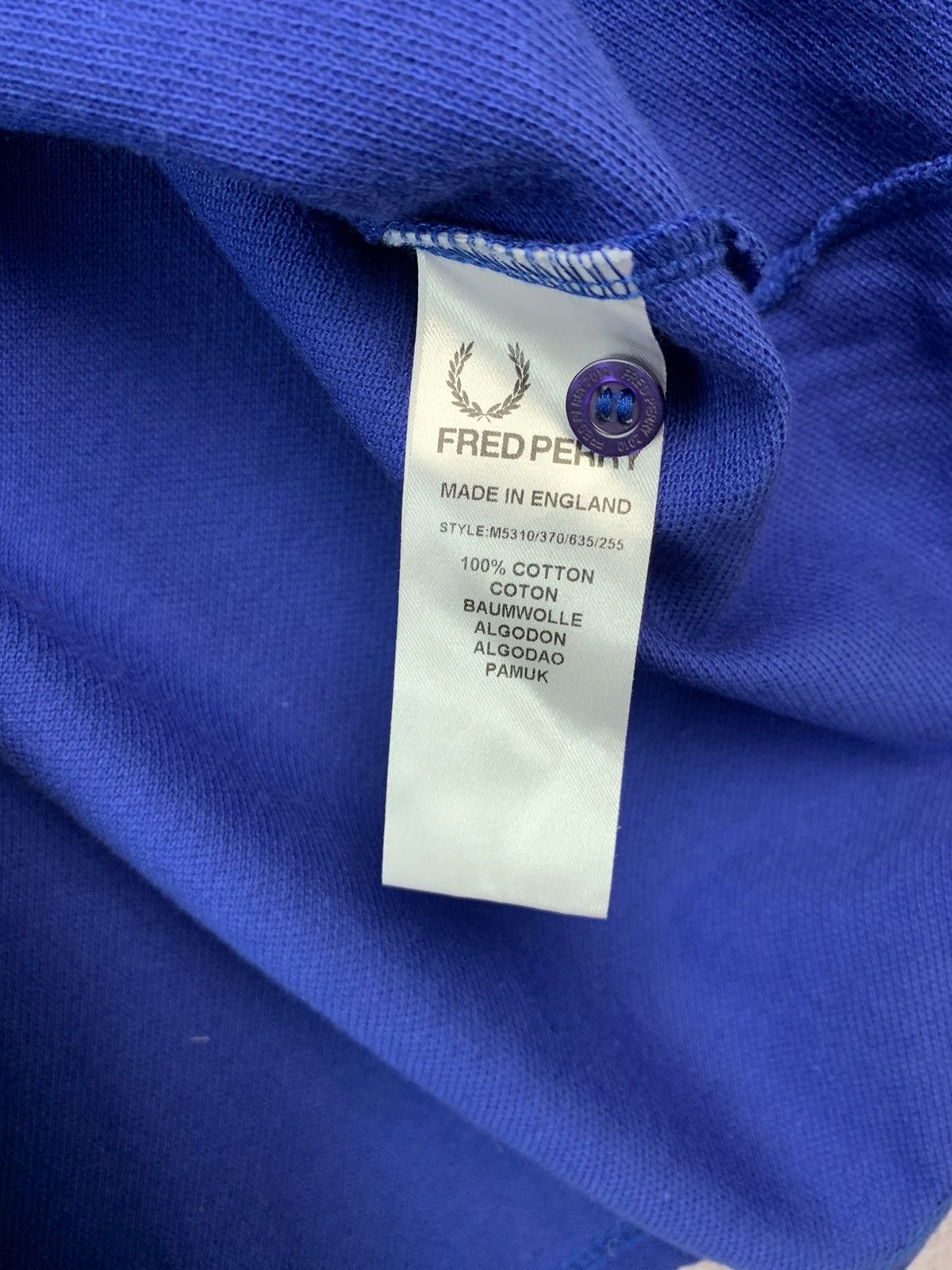 Fred Perry × Vintage Vintage Fred Perry Italia Polo Size US XXL / EU 58 / 5 - 7 Thumbnail