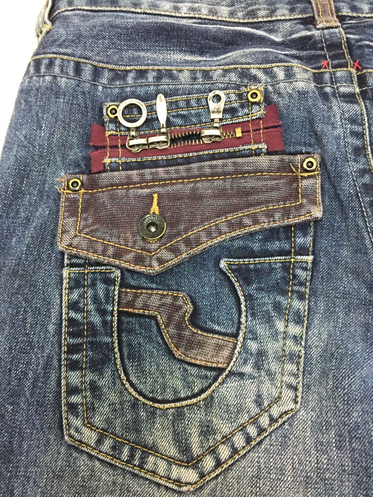 semanticdesign Distressed Semantic Design Denim Pants Size US 33 - 10 Thumbnail