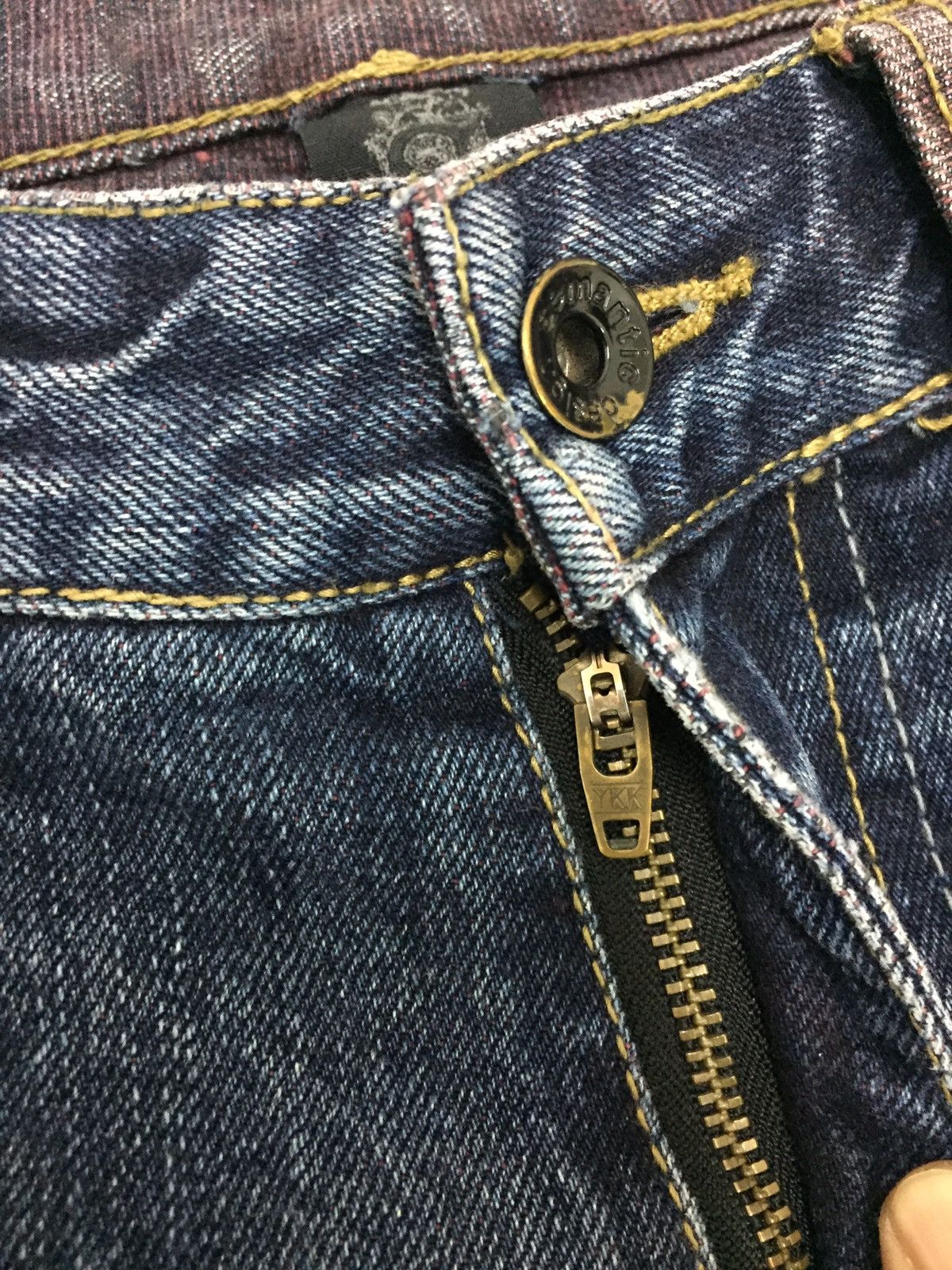 semanticdesign Distressed Semantic Design Denim Pants Size US 33 - 6 Thumbnail