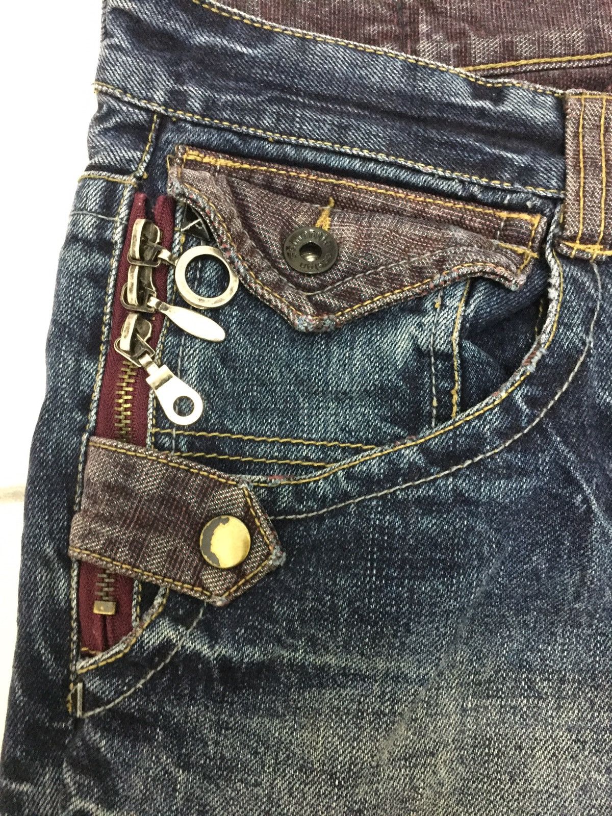 semanticdesign Distressed Semantic Design Denim Pants Size US 33 - 7 Thumbnail