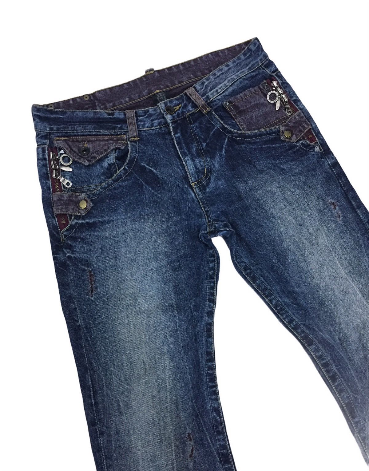 semanticdesign Distressed Semantic Design Denim Pants Size US 33 - 3 Thumbnail