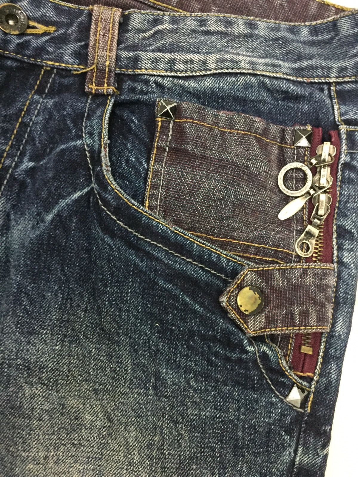 semanticdesign Distressed Semantic Design Denim Pants Size US 33 - 8 Thumbnail