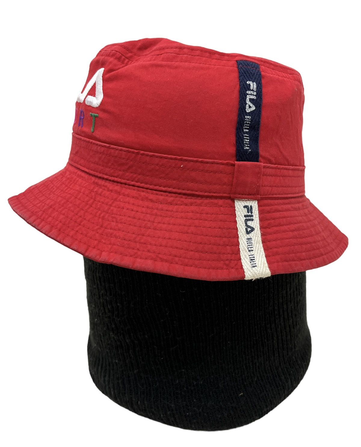 Fila Vintage Fila Sport Embroidery Logo Bucket Hats Size ONE SIZE - 2 Thumbnail