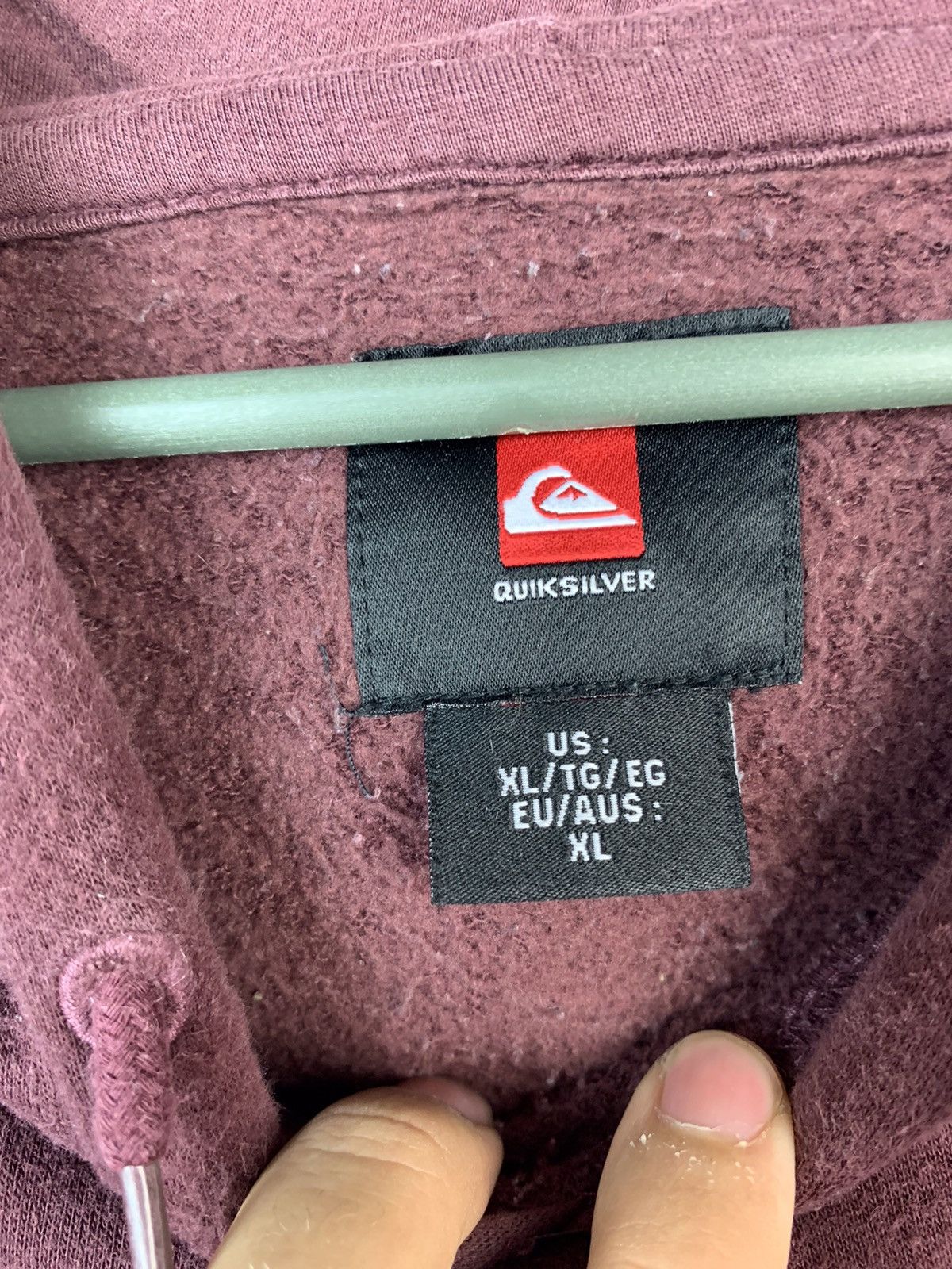 Quiksilver × Vintage Vintage Quiksilver Mens Hoodie Size US XL / EU 56 / 4 - 4 Thumbnail