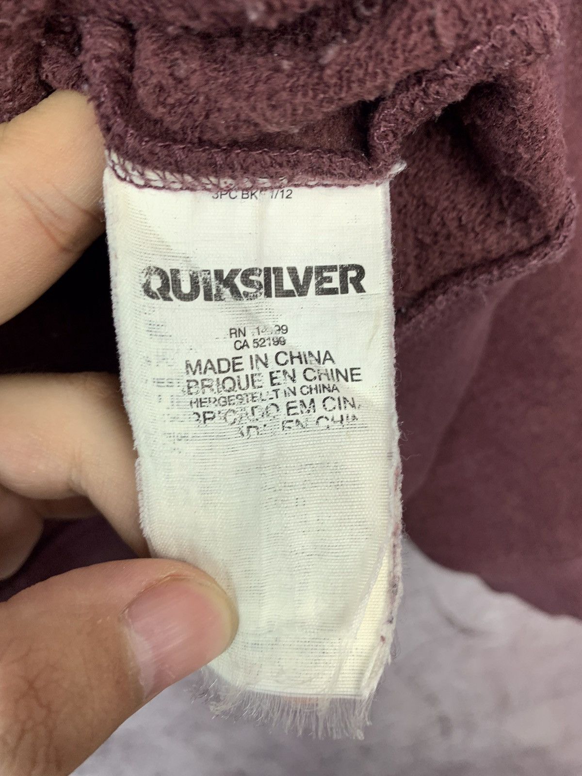 Quiksilver × Vintage Vintage Quiksilver Mens Hoodie Size US XL / EU 56 / 4 - 5 Thumbnail