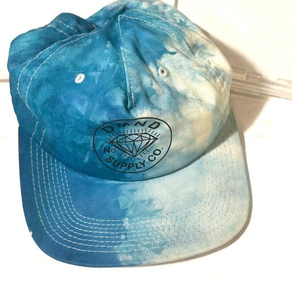 Diamond Supply Co. Diamond Supply Co. Tie Dye Hat Blue VTG Tied Dyed Snapback Size ONE SIZE - 1 Thumbnail
