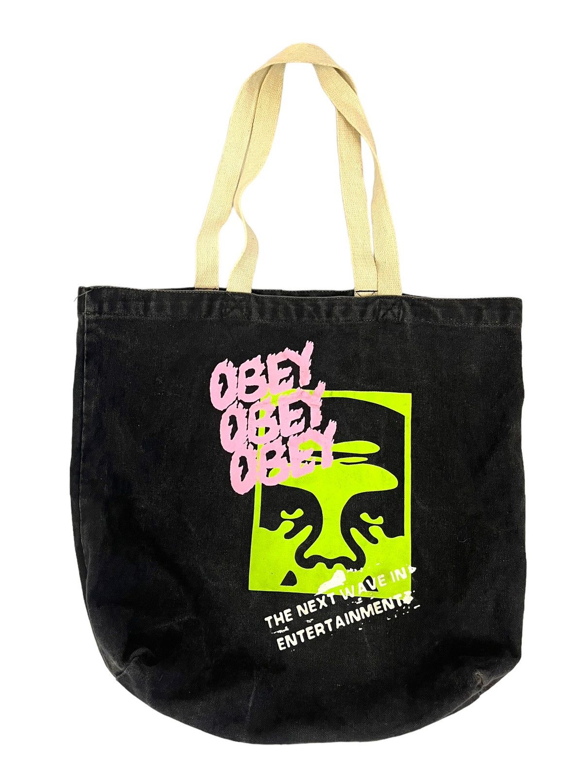 Obey Vintage 90’s Obey Tote Bag Shepard Fairey Size ONE SIZE - 1 Thumbnail