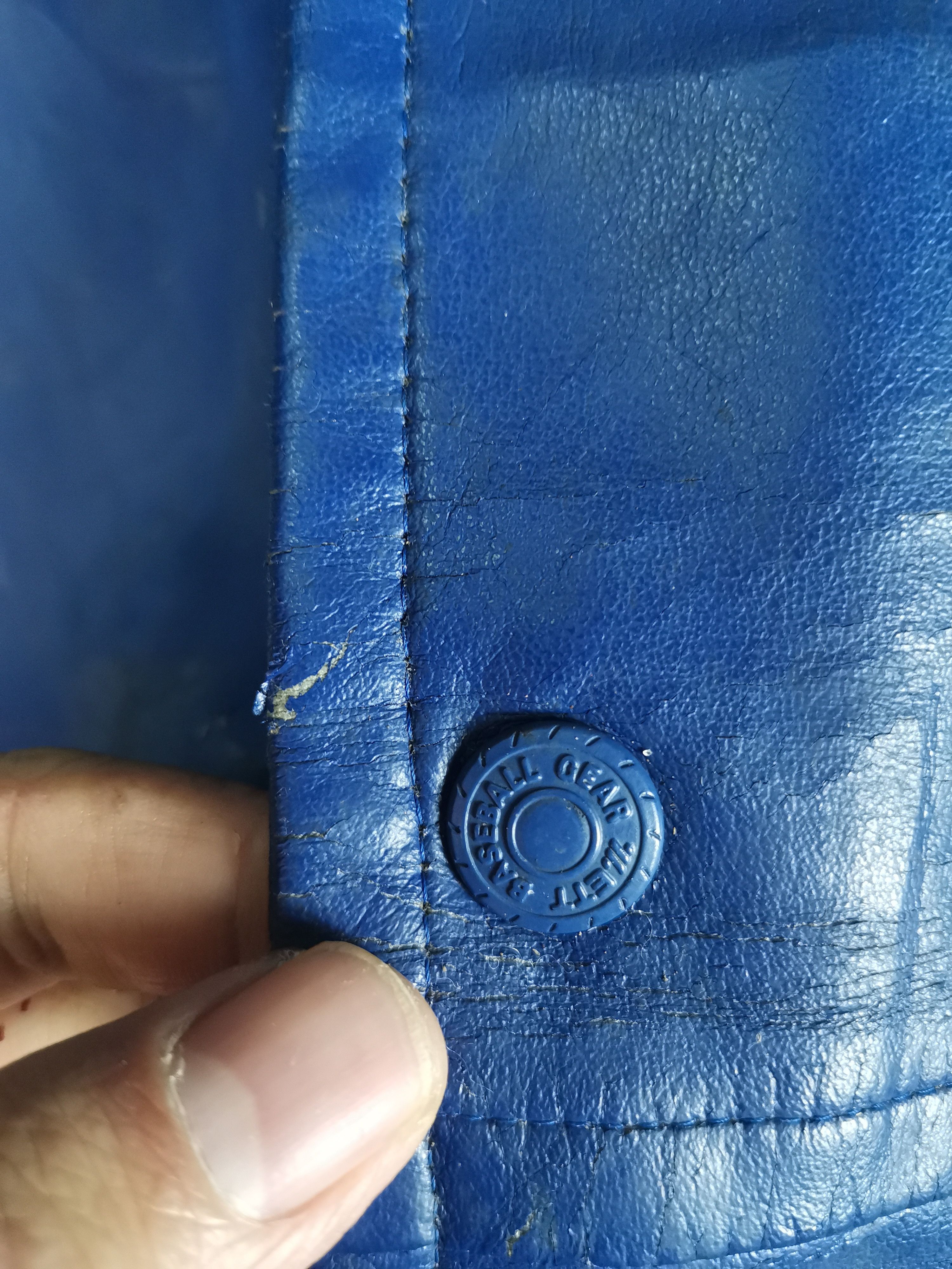 Vintage Vintage 80s Varsity Pu Leather Jacket Baseball Size US XL / EU 56 / 4 - 2 Thumbnail