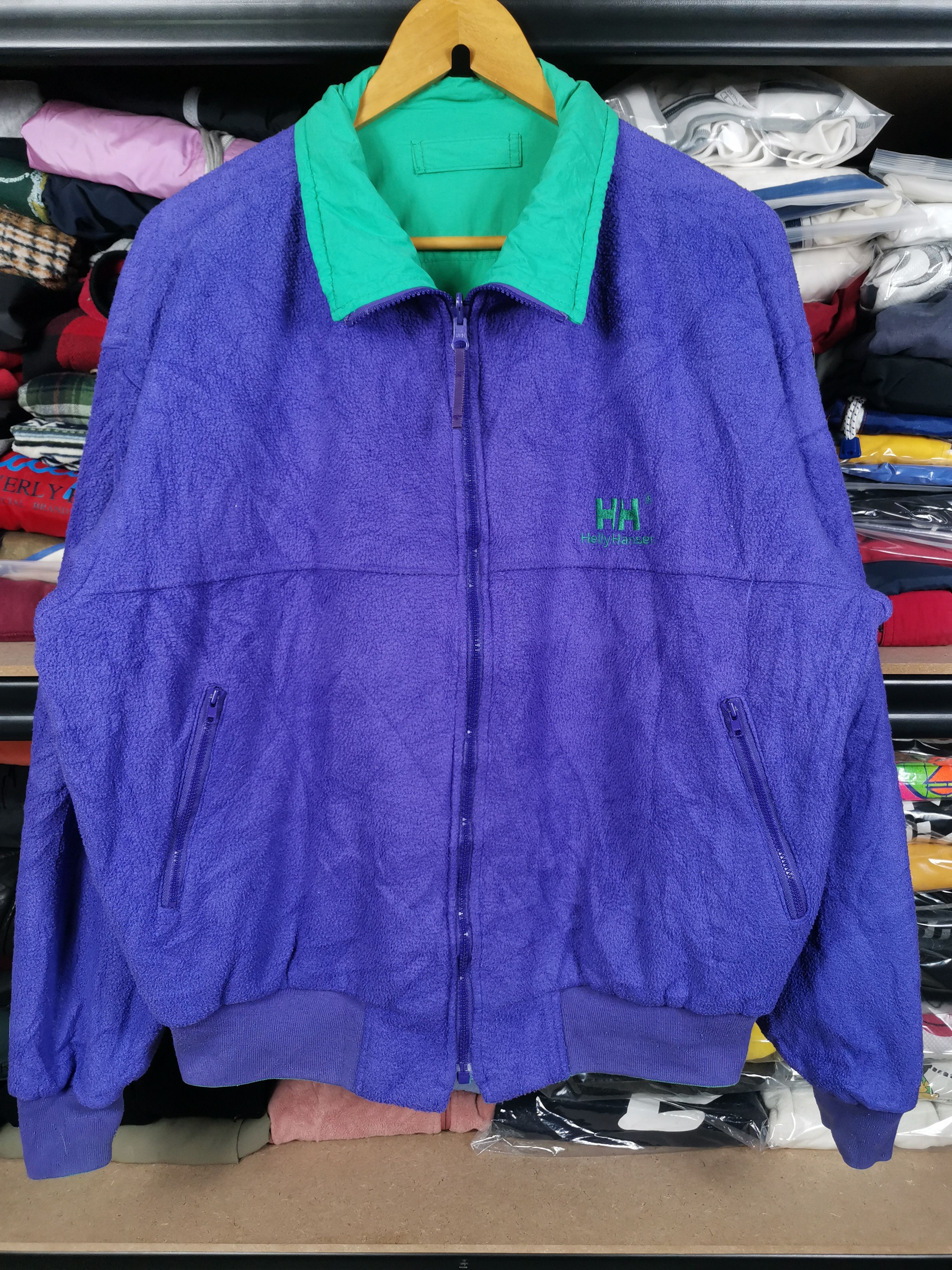 Helly Hansen Vintage Helly Hansen Reversible Bomber Jacket Size US XL / EU 56 / 4 - 6 Thumbnail