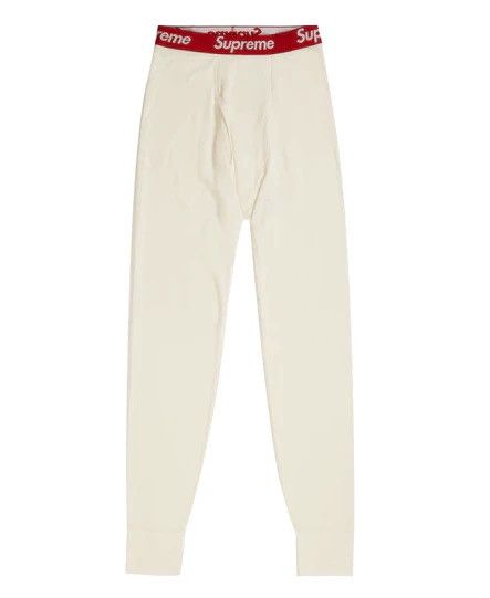 Supreme Hanes Bone Thermal | Grailed