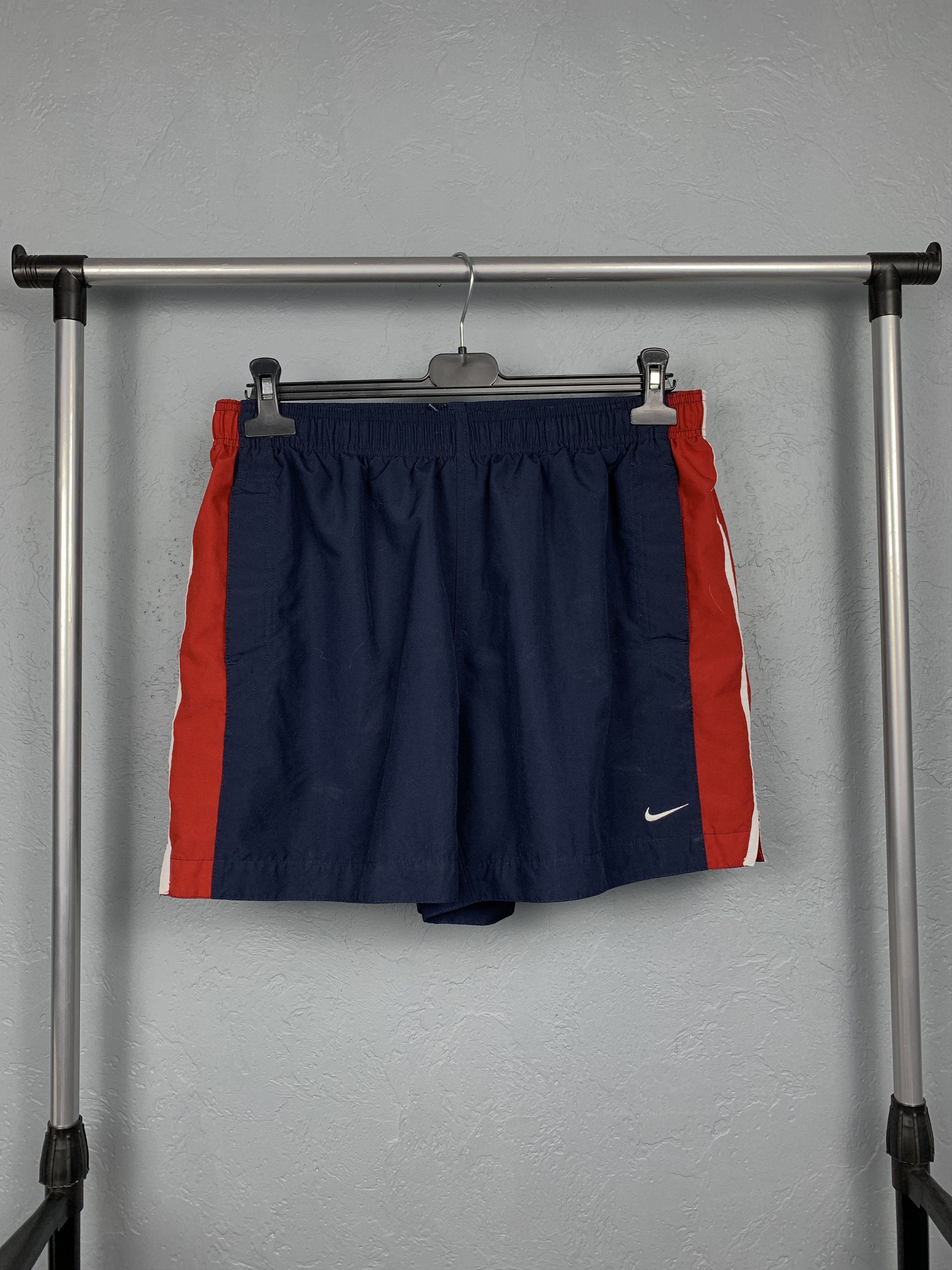 Nike × Vintage Nike 90s Vintage Nylon Mens Shorts Y2K Size US 36 / EU 52 - 1 Thumbnail