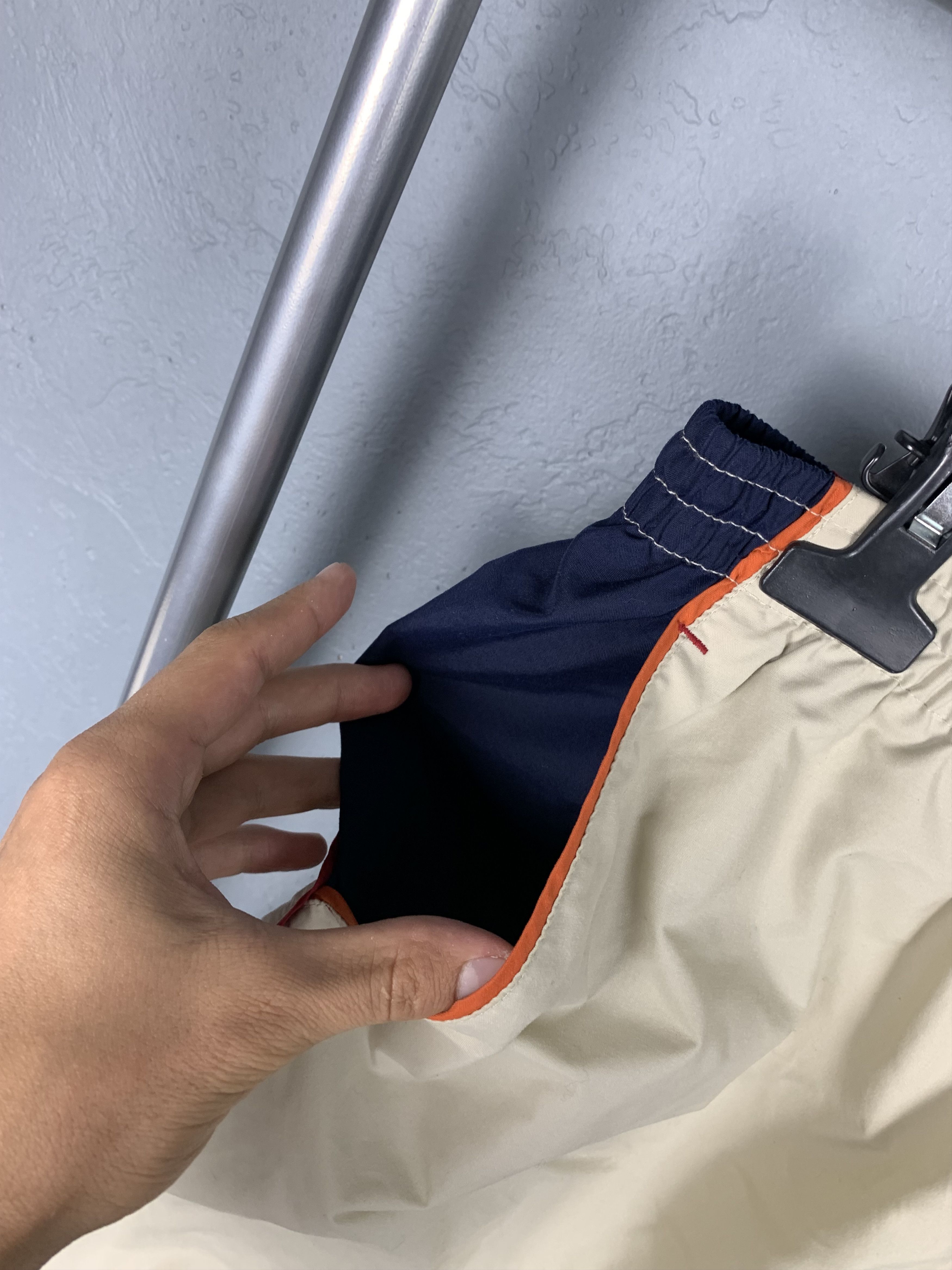 Ellesse × Vintage Ellesse 90s Vintage Mens Nylon Shorts Size US 34 / EU 50 - 5 Thumbnail