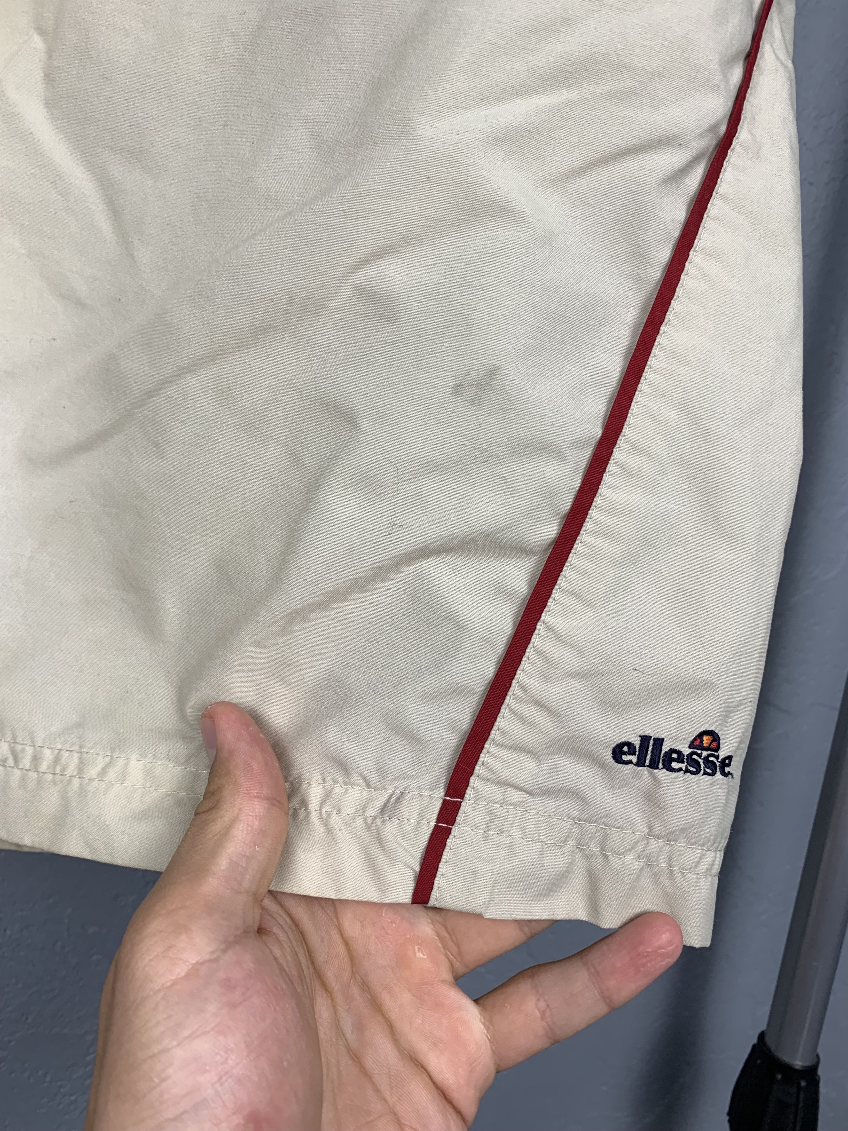 Ellesse × Vintage Ellesse 90s Vintage Mens Nylon Shorts Size US 34 / EU 50 - 4 Thumbnail