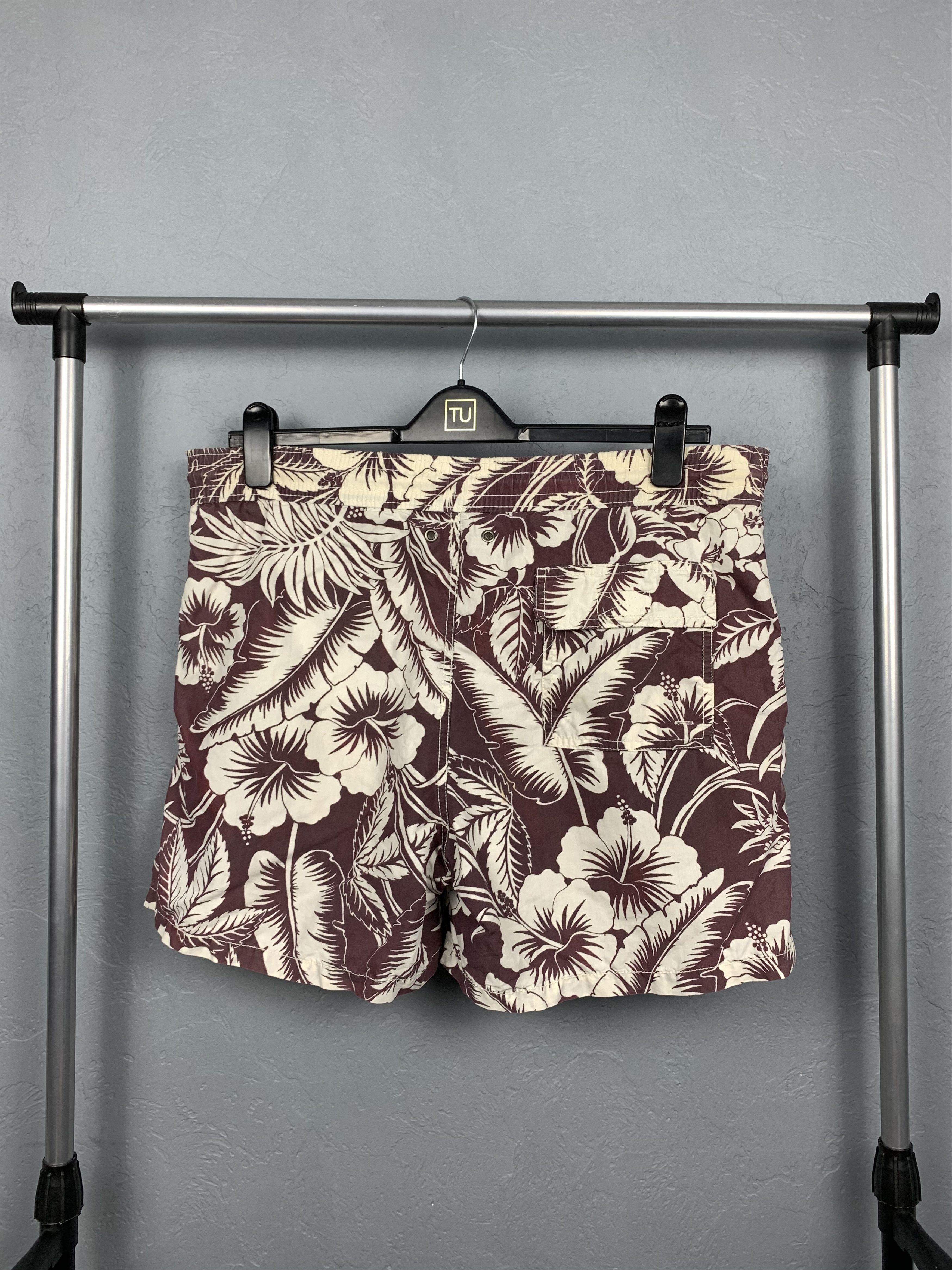 Polo Ralph Lauren × Ralph Lauren × Vintage Polo Ralph Lauren Mens Full Floral Printed Swimming Shorts Size US 32 / EU 48 - 5 Thumbnail