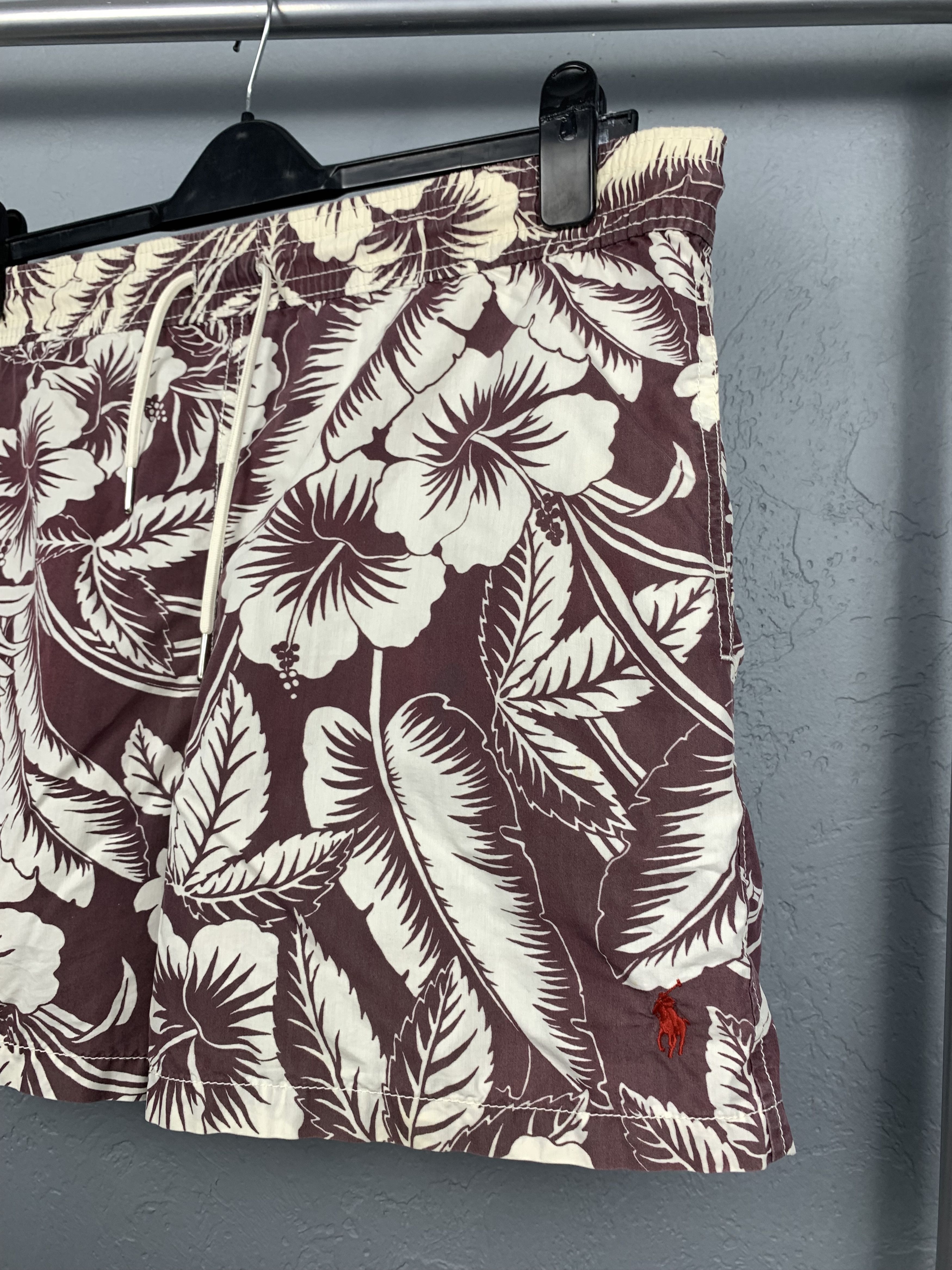 Polo Ralph Lauren × Ralph Lauren × Vintage Polo Ralph Lauren Mens Full Floral Printed Swimming Shorts Size US 32 / EU 48 - 2 Thumbnail