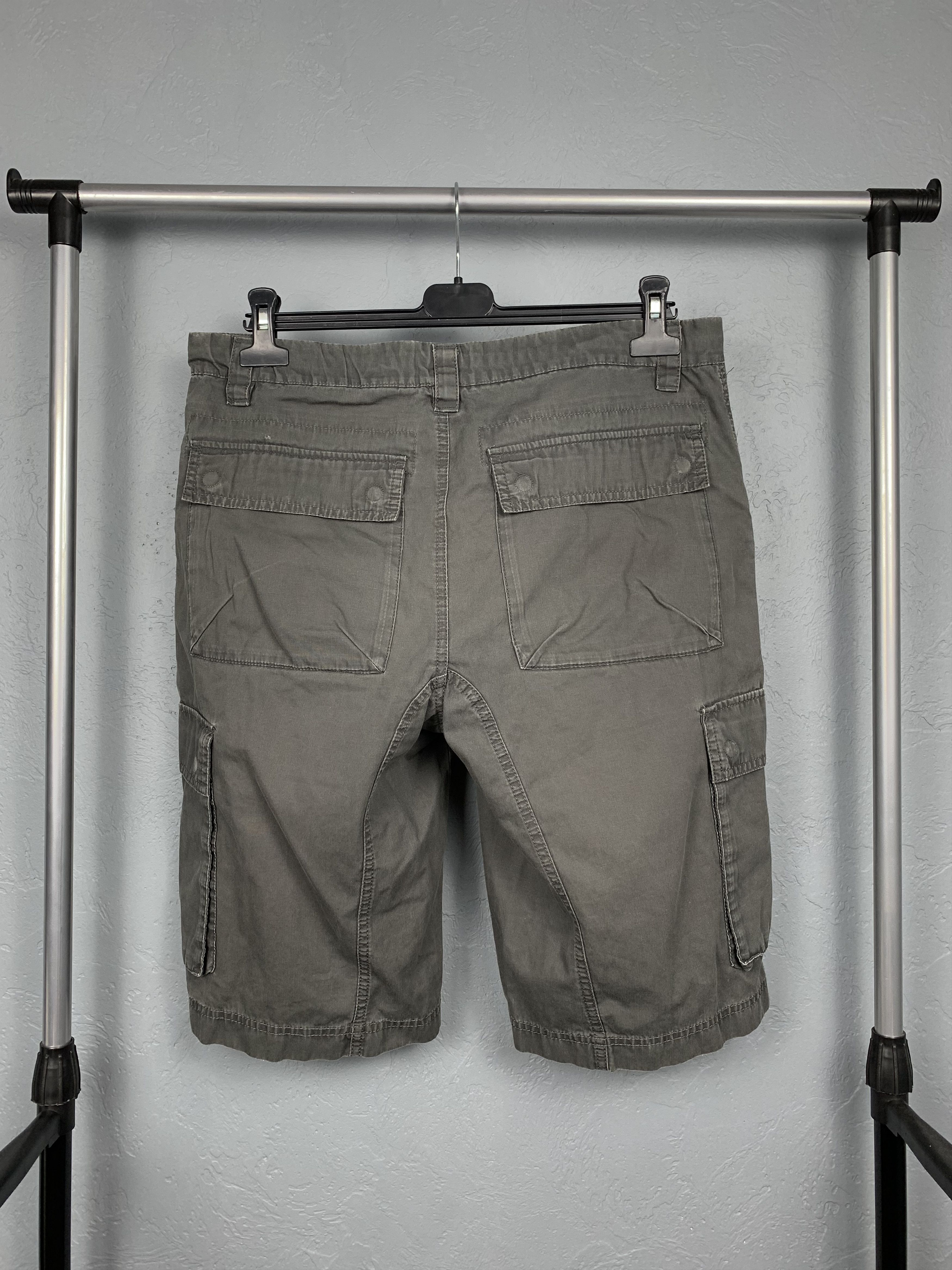 Nike × Vintage Nike Vintage Sun Faded Cargo Mens Shorts Y2K Size US 32 / EU 48 - 4 Thumbnail