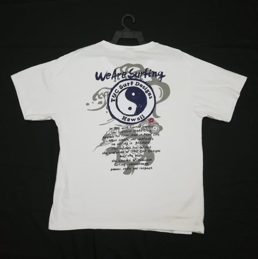 image of Hawaii Blues x Hawaiian Shirt T&c Hawaii Shirt (C30) in White, Men's (Size XL)