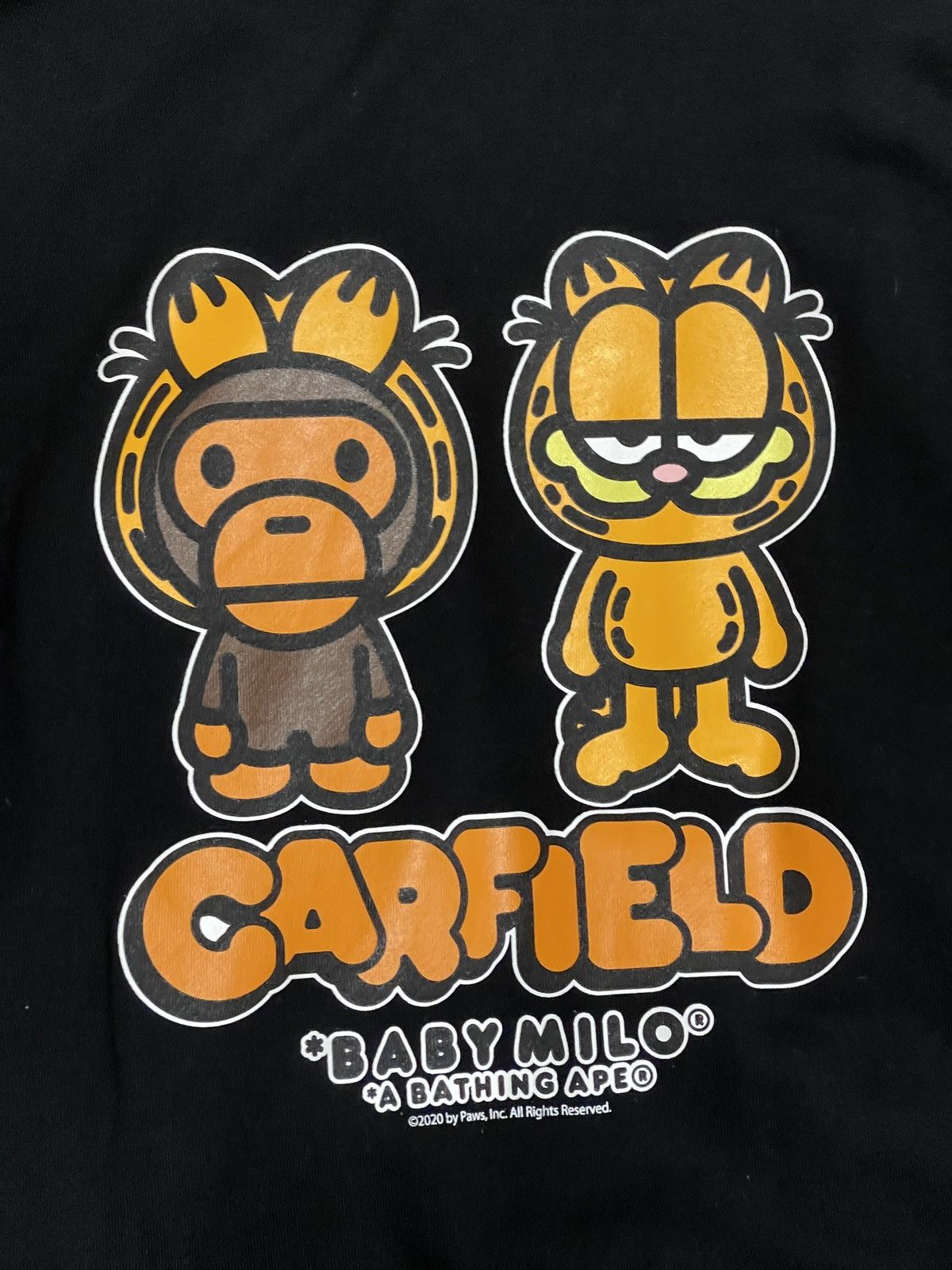 Bape Bape x Garfield Pullover Hoodie Size US L / EU 52-54 / 3 - 8 Thumbnail