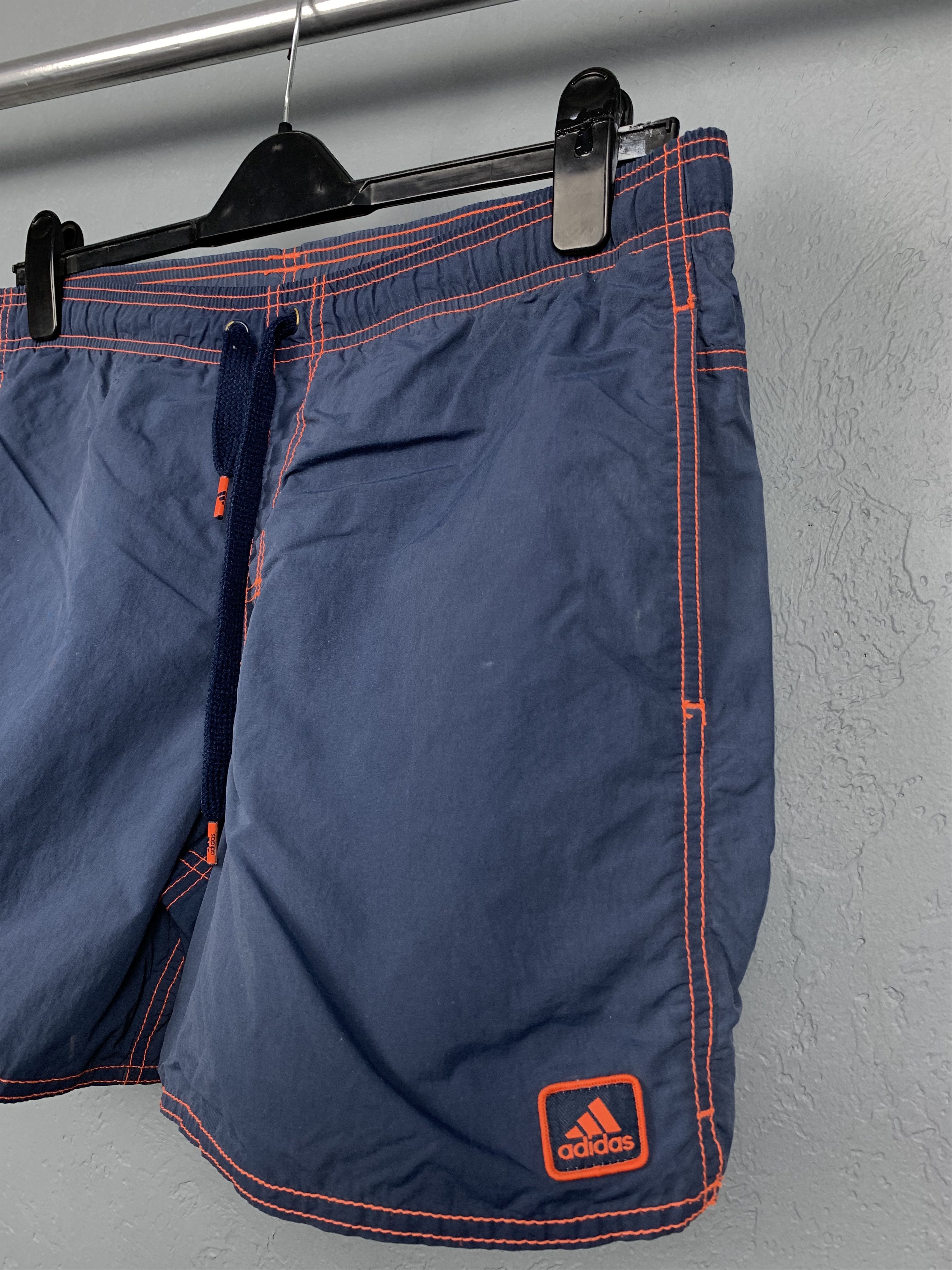 Adidas × Vintage Adidas Vintage Mens Nylon Swimming Shorts Size US 32 / EU 48 - 2 Thumbnail
