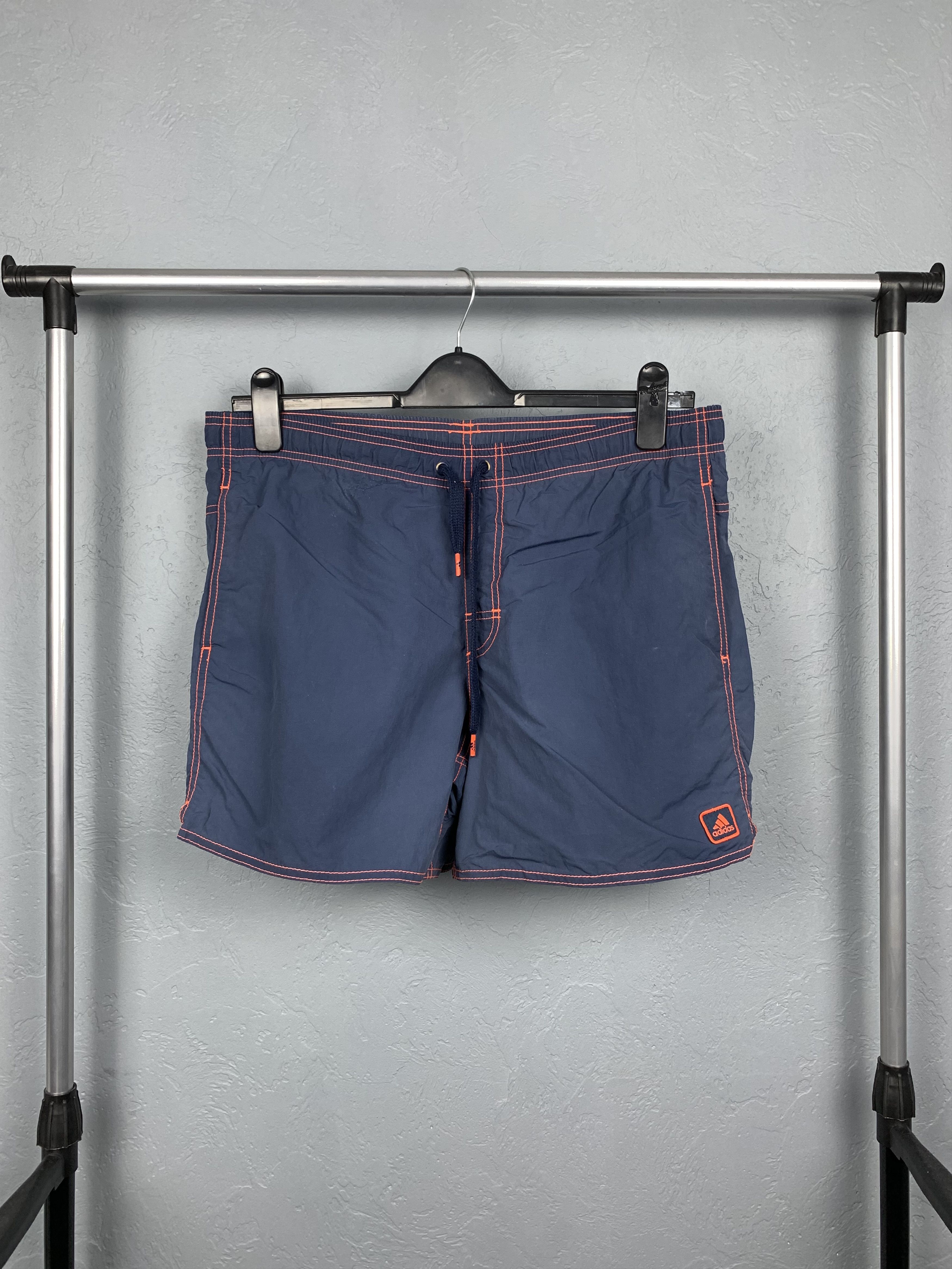 Adidas × Vintage Adidas Vintage Mens Nylon Swimming Shorts Size US 32 / EU 48 - 1 Thumbnail