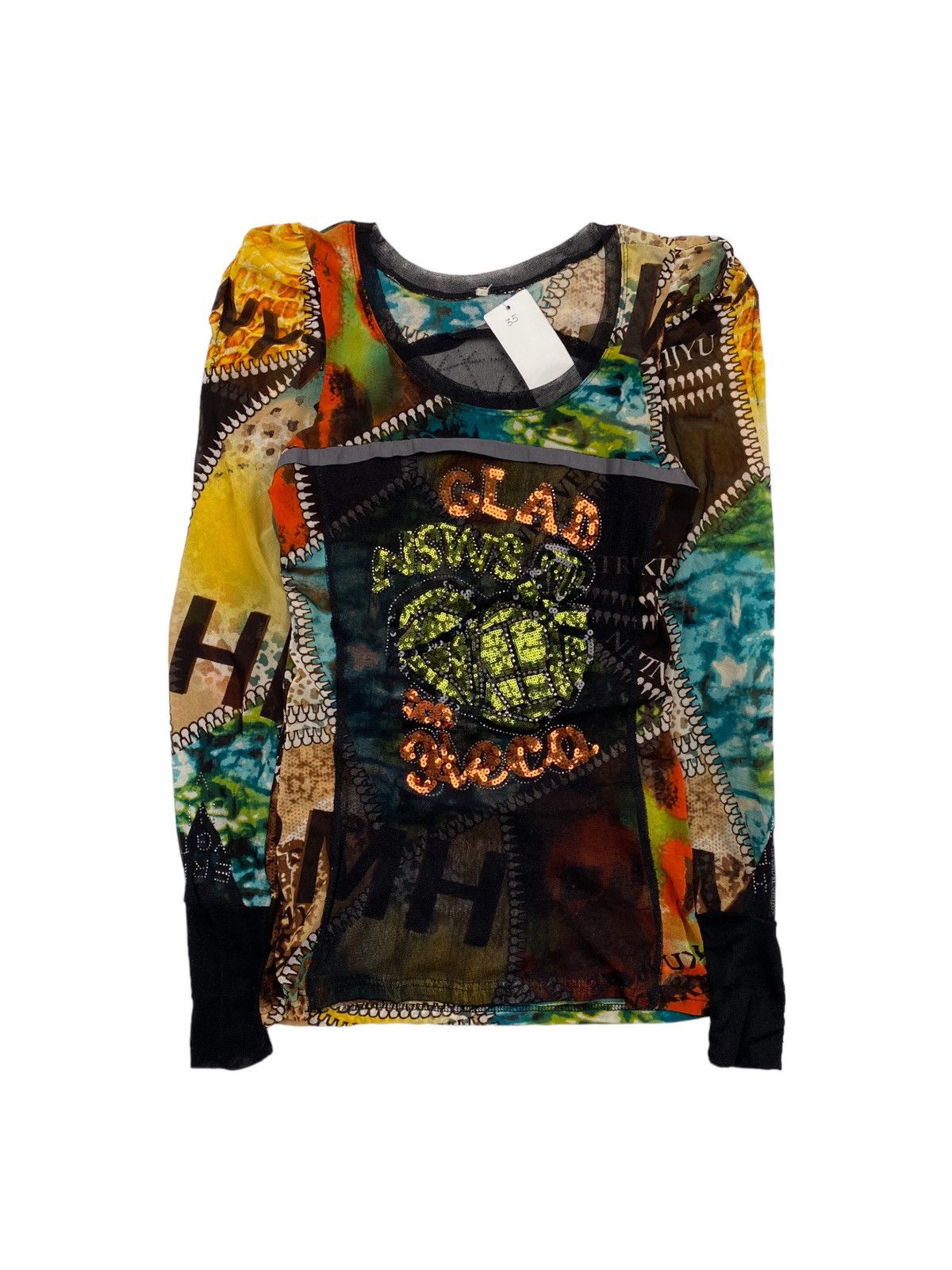Jean Paul Gaultier × Vintage Vintage art jean paul gaultier style long sleeve shirt Size M / US 6-8 / IT 42-44 - 1 Thumbnail