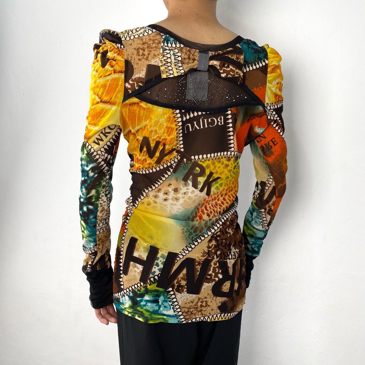 Jean Paul Gaultier × Vintage Vintage art jean paul gaultier style long sleeve shirt Size M / US 6-8 / IT 42-44 - 4 Thumbnail