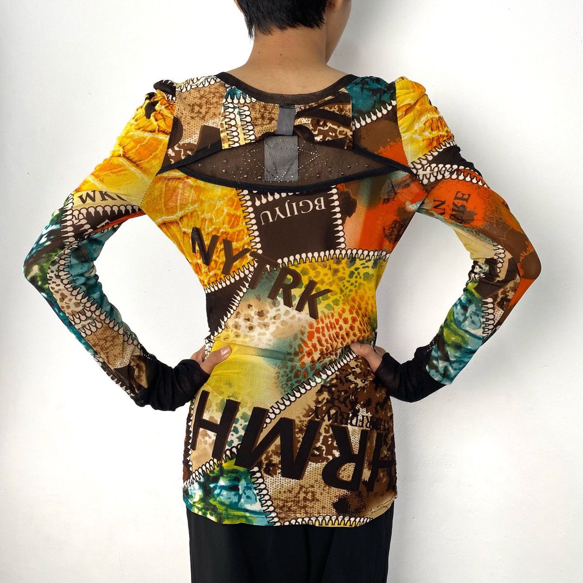 Jean Paul Gaultier × Vintage Vintage art jean paul gaultier style long sleeve shirt Size M / US 6-8 / IT 42-44 - 5 Thumbnail