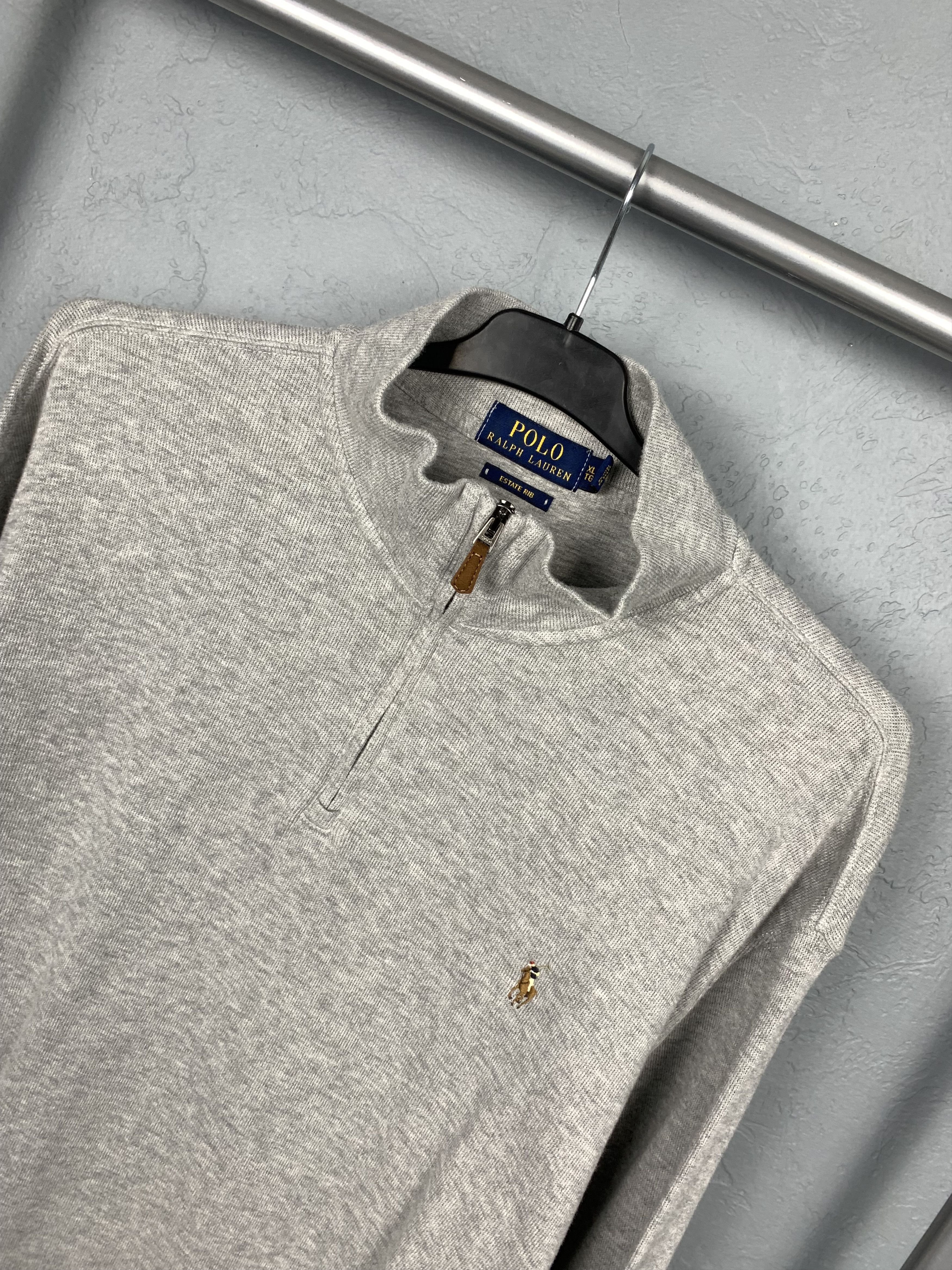 Polo Ralph Lauren × Ralph Lauren × Vintage Polo Ralph Lauren Vintage Mens 1\4 Quarter Zip Sweatshirt Size US XL / EU 56 / 4 - 2 Thumbnail