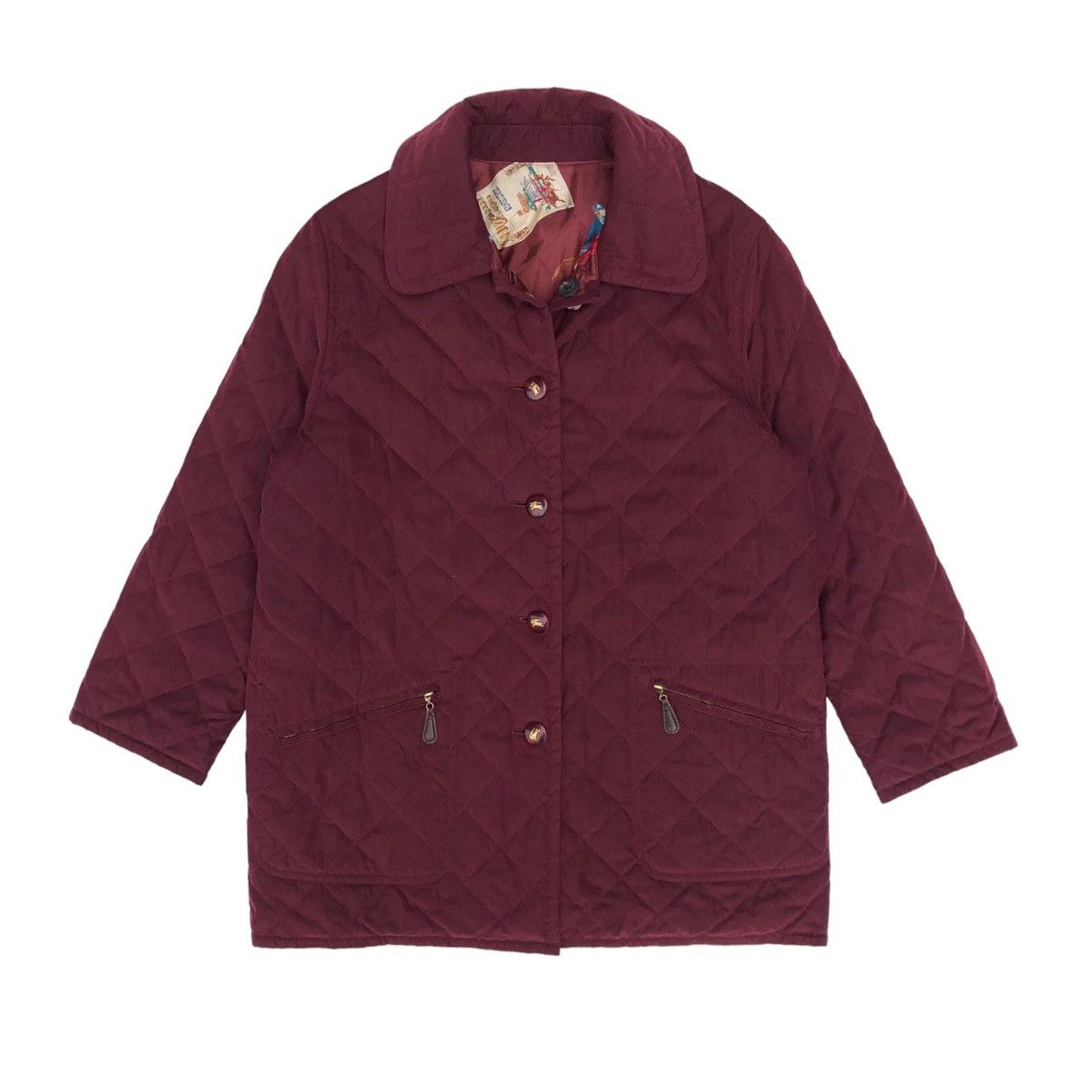 Burberry Burberrys Animal Equestrian Reversible Printed Long Jacket Size XL / US 12-14 / IT 48-50 - 2 Thumbnail