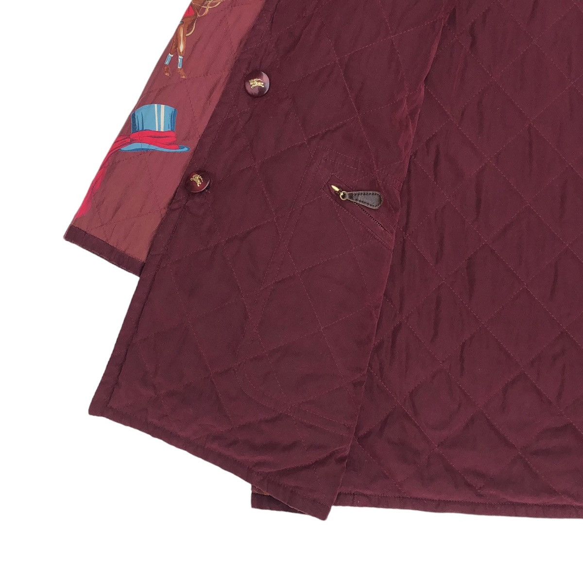 Burberry Burberrys Animal Equestrian Reversible Printed Long Jacket Size XL / US 12-14 / IT 48-50 - 13 Thumbnail