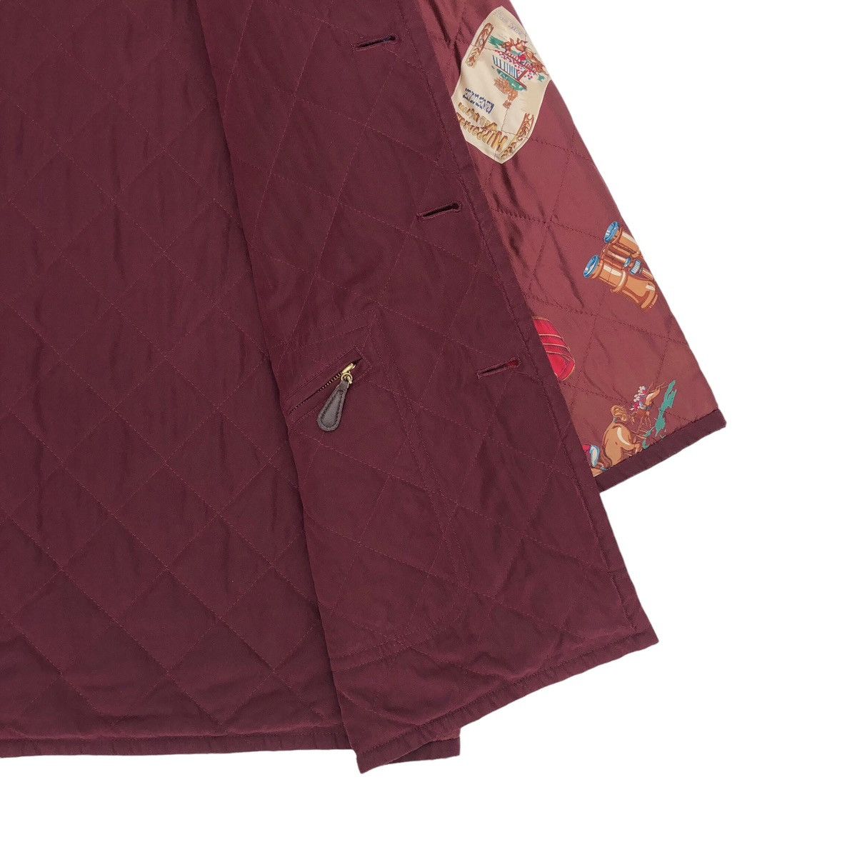 Burberry Burberrys Animal Equestrian Reversible Printed Long Jacket Size XL / US 12-14 / IT 48-50 - 14 Thumbnail