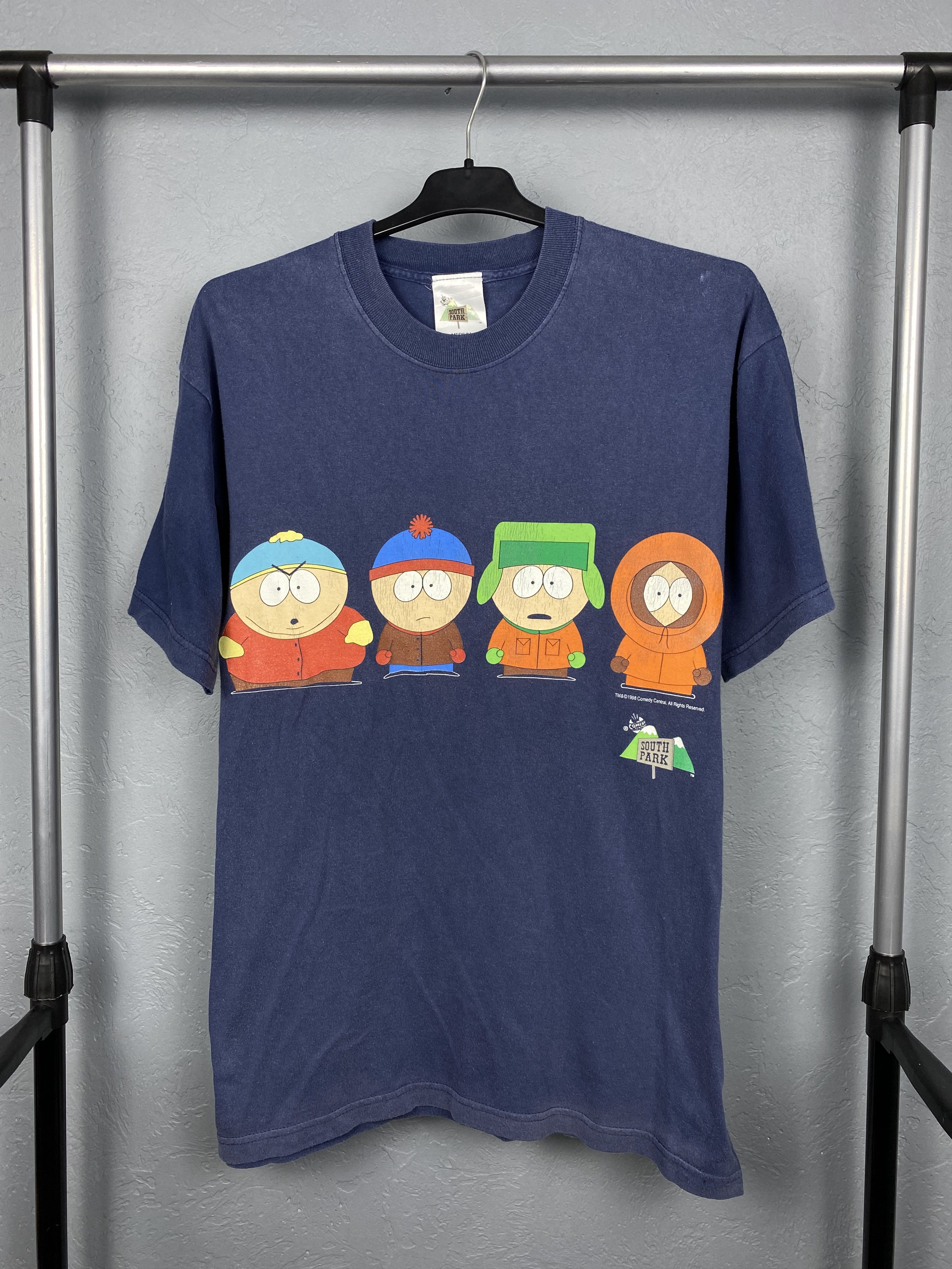South Park 1998 Vintage Comedy Central T-Shirt Tee