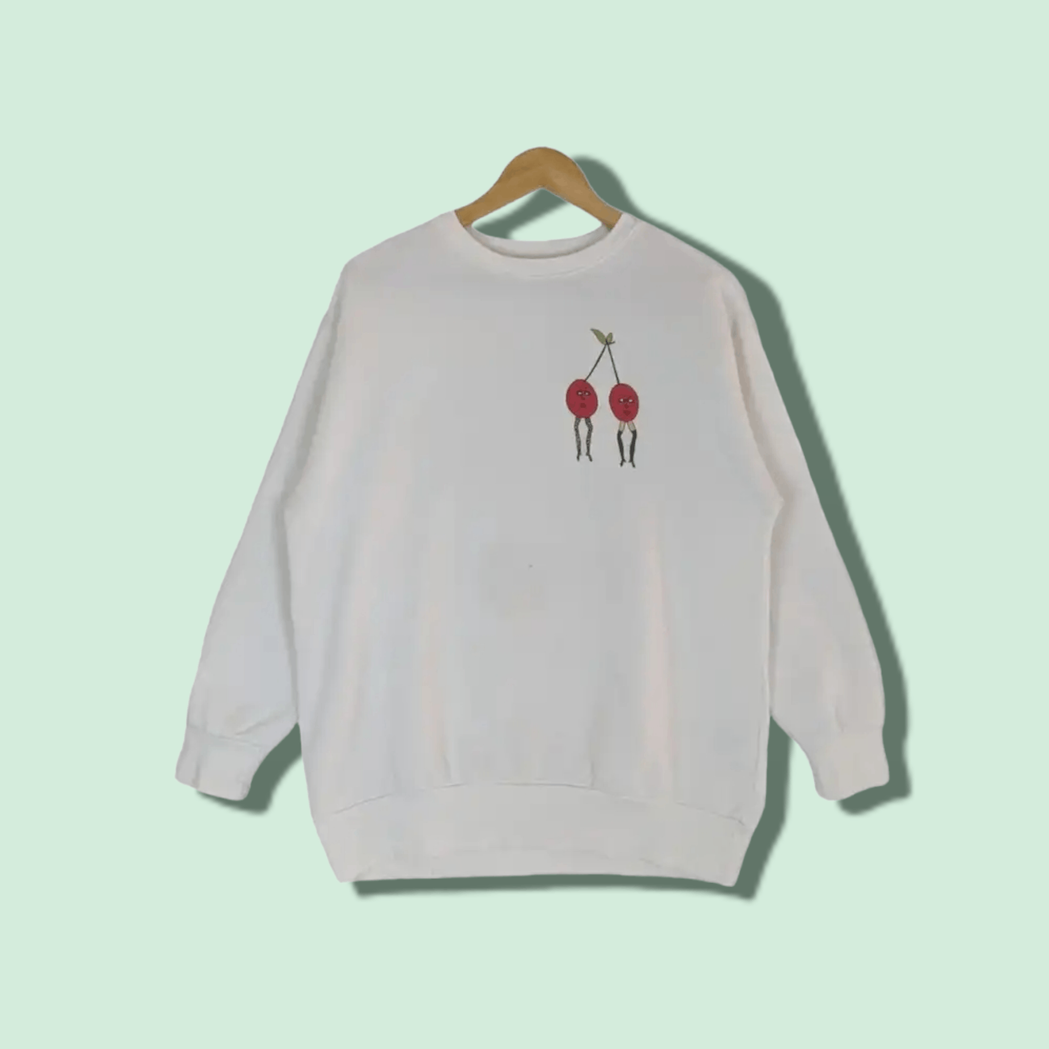 Japanese Brand Japan CARTOON Anime Manga Fruit Crewneck Jumper Sweatshirt Size US M / EU 48-50 / 2 - 1 Thumbnail
