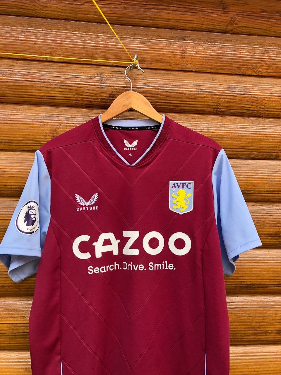 Vintage ASTON VILLA FOOTBALL SHIRT SOCCER JERSEY Size US XL / EU 56 / 4 - 2 Thumbnail
