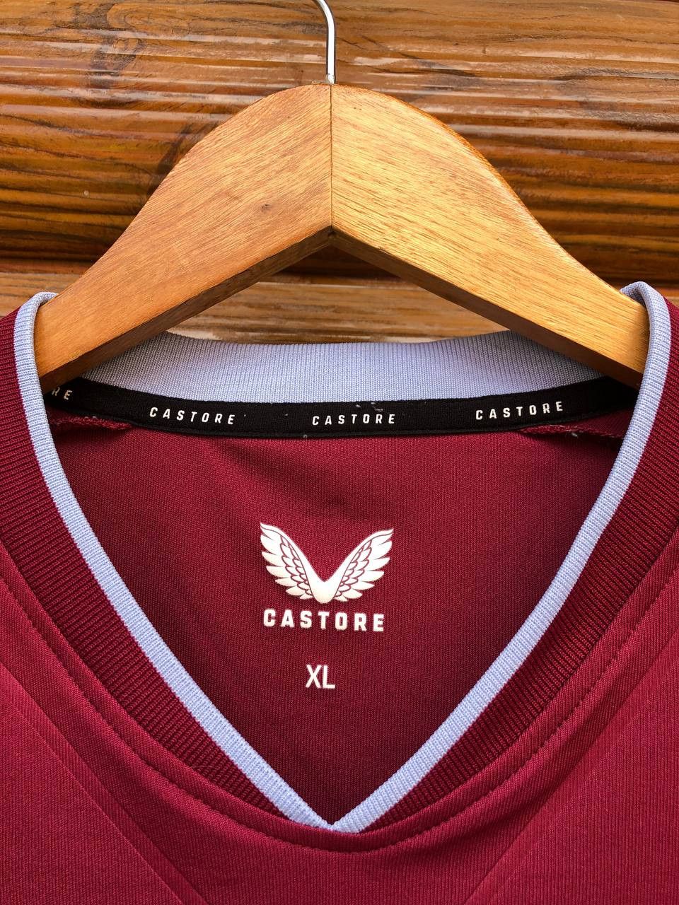 Vintage ASTON VILLA FOOTBALL SHIRT SOCCER JERSEY Size US XL / EU 56 / 4 - 5 Thumbnail