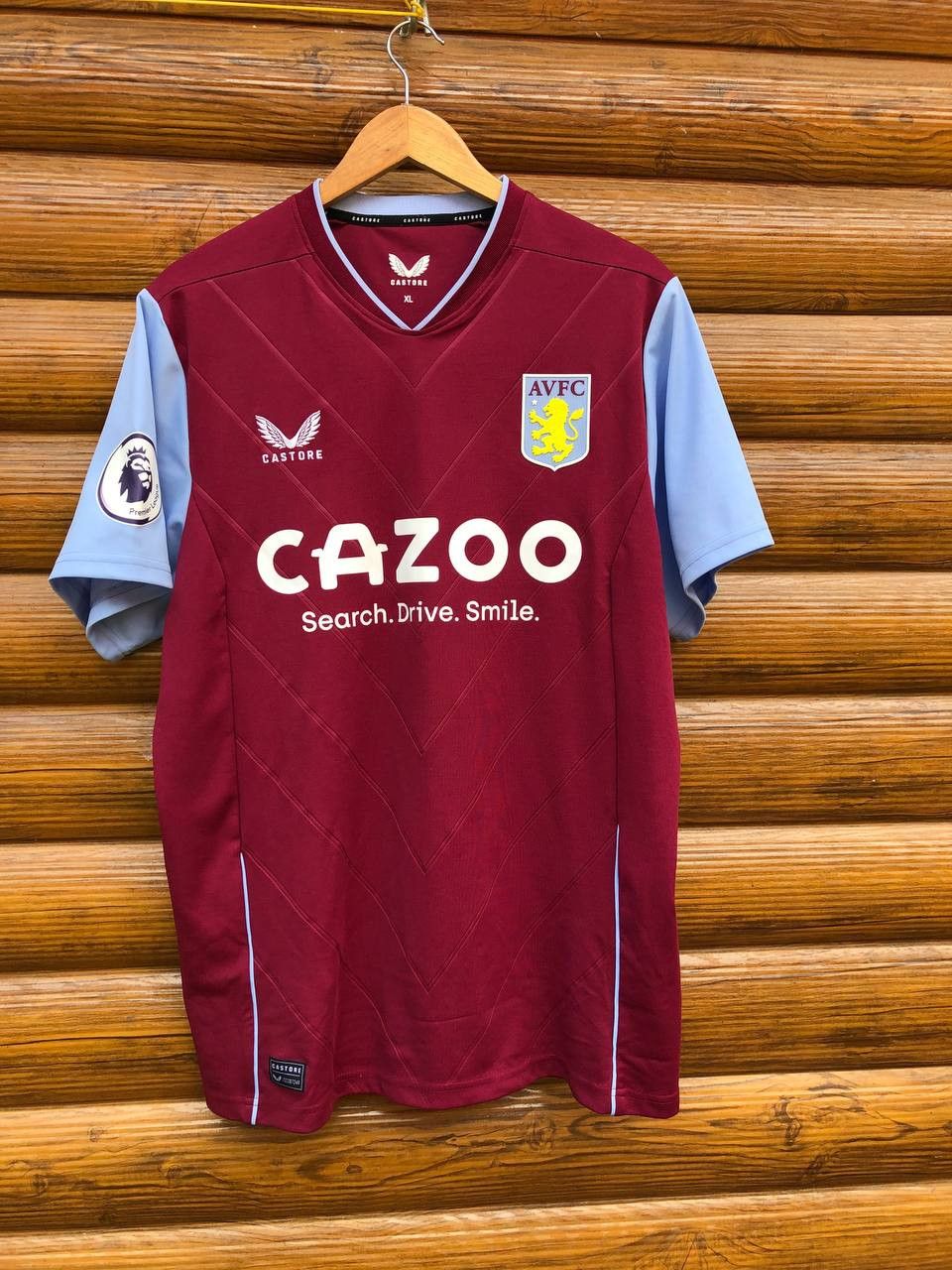 Vintage ASTON VILLA FOOTBALL SHIRT SOCCER JERSEY Size US XL / EU 56 / 4 - 1 Thumbnail