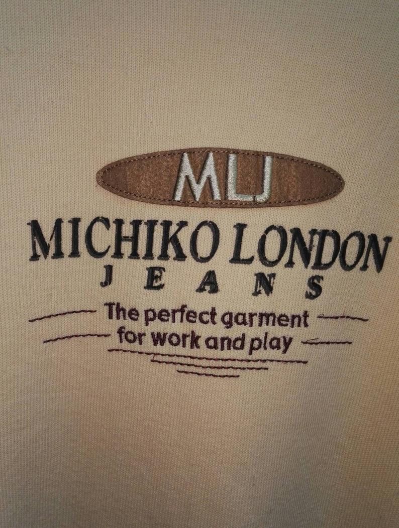 Japanese Brand Vintage Michiko London Jeans embroidered Big Logo (c4) Size US L / EU 52-54 / 3 - 3 Thumbnail