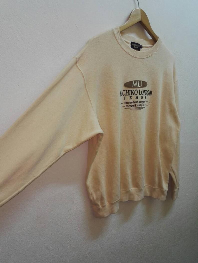 Japanese Brand Vintage Michiko London Jeans embroidered Big Logo (c4) Size US L / EU 52-54 / 3 - 2 Thumbnail