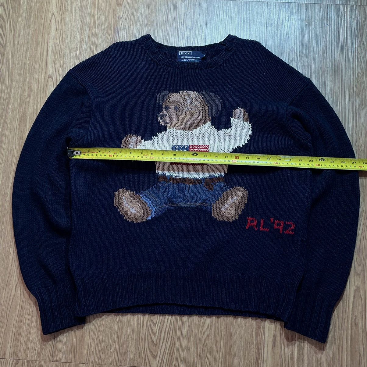 Polo Ralph Lauren × Vintage Sweater Polo Bear Vintage 1992 Hand Knit Size US XL / EU 56 / 4 - 16 Thumbnail