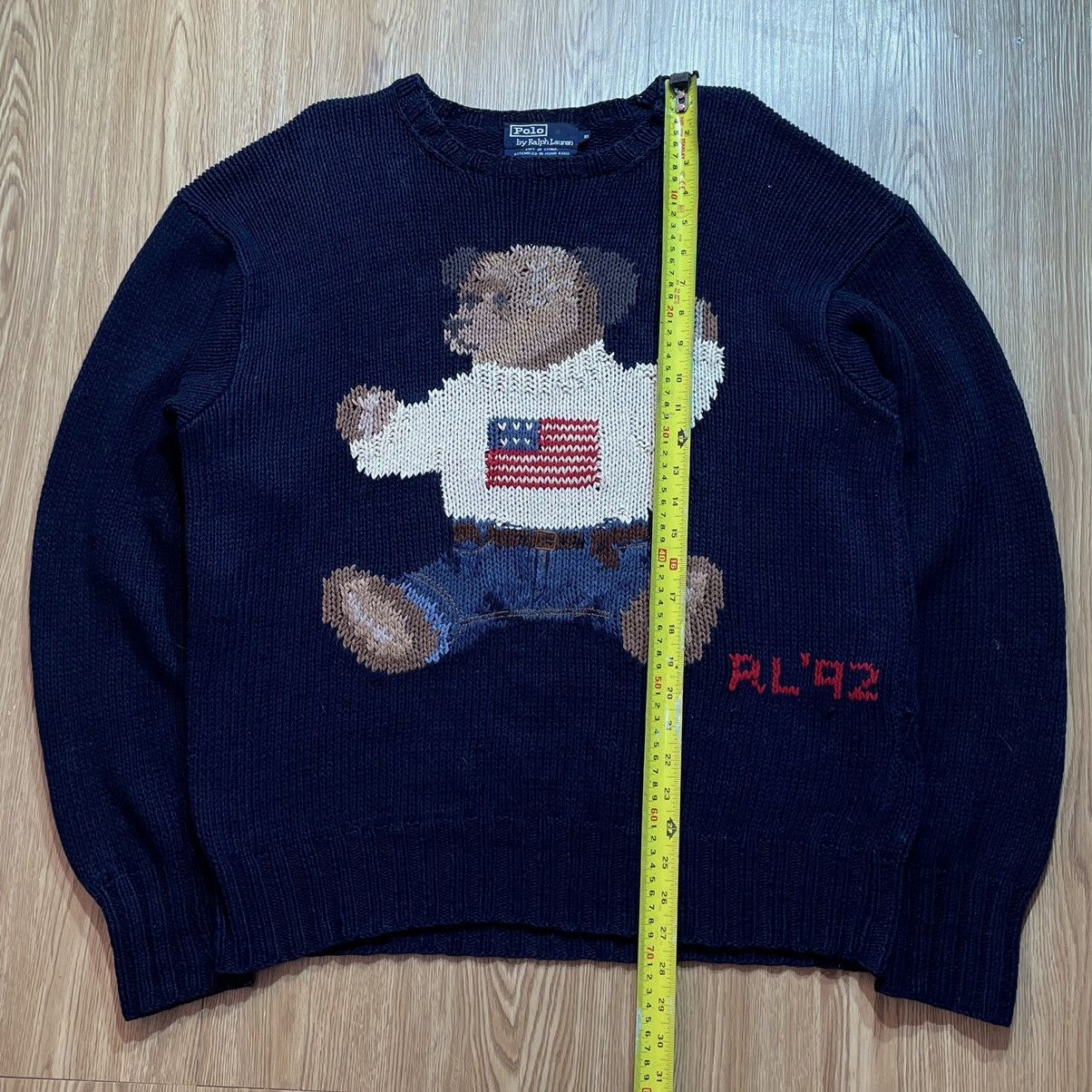 Polo Ralph Lauren × Vintage Sweater Polo Bear Vintage 1992 Hand Knit Size US XL / EU 56 / 4 - 15 Thumbnail